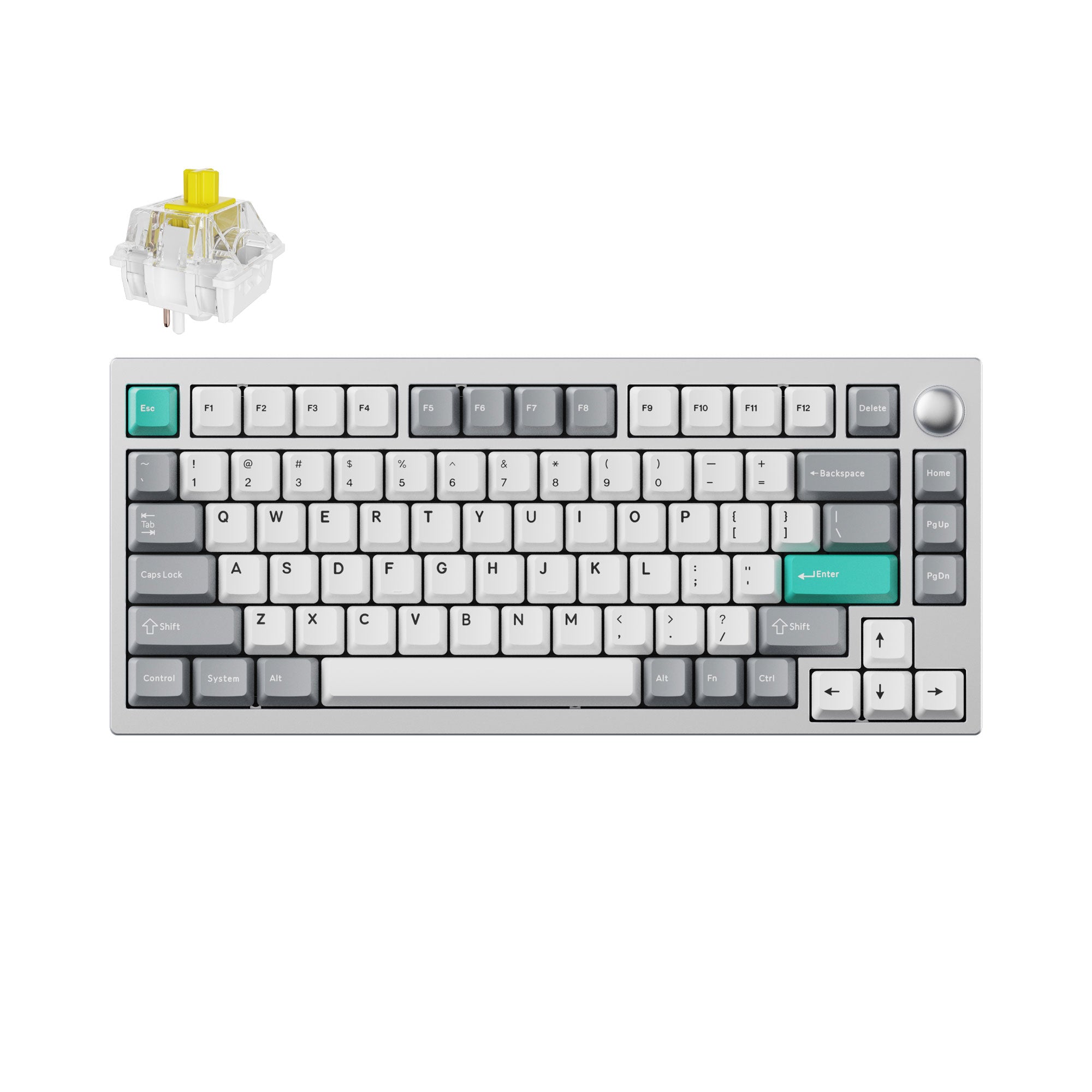 Lemokey P1 Pro QMK/VIA Custom Mechanical Gaming Keyboard - 60% Compact RGB Backlit for PC & Mac - Perfect for Esports, Typing & Office Work