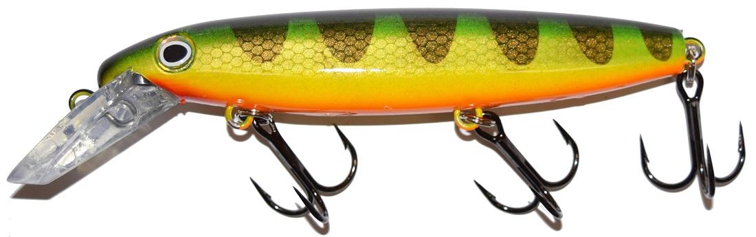 Bucher Suspending Depth Raider Crankbait Fishing Lure - Topwater Bass Fishing Bait for Freshwater & Saltwater - Perfect for Deep Diving, Trolling, and Casting in Lakes & Rivers