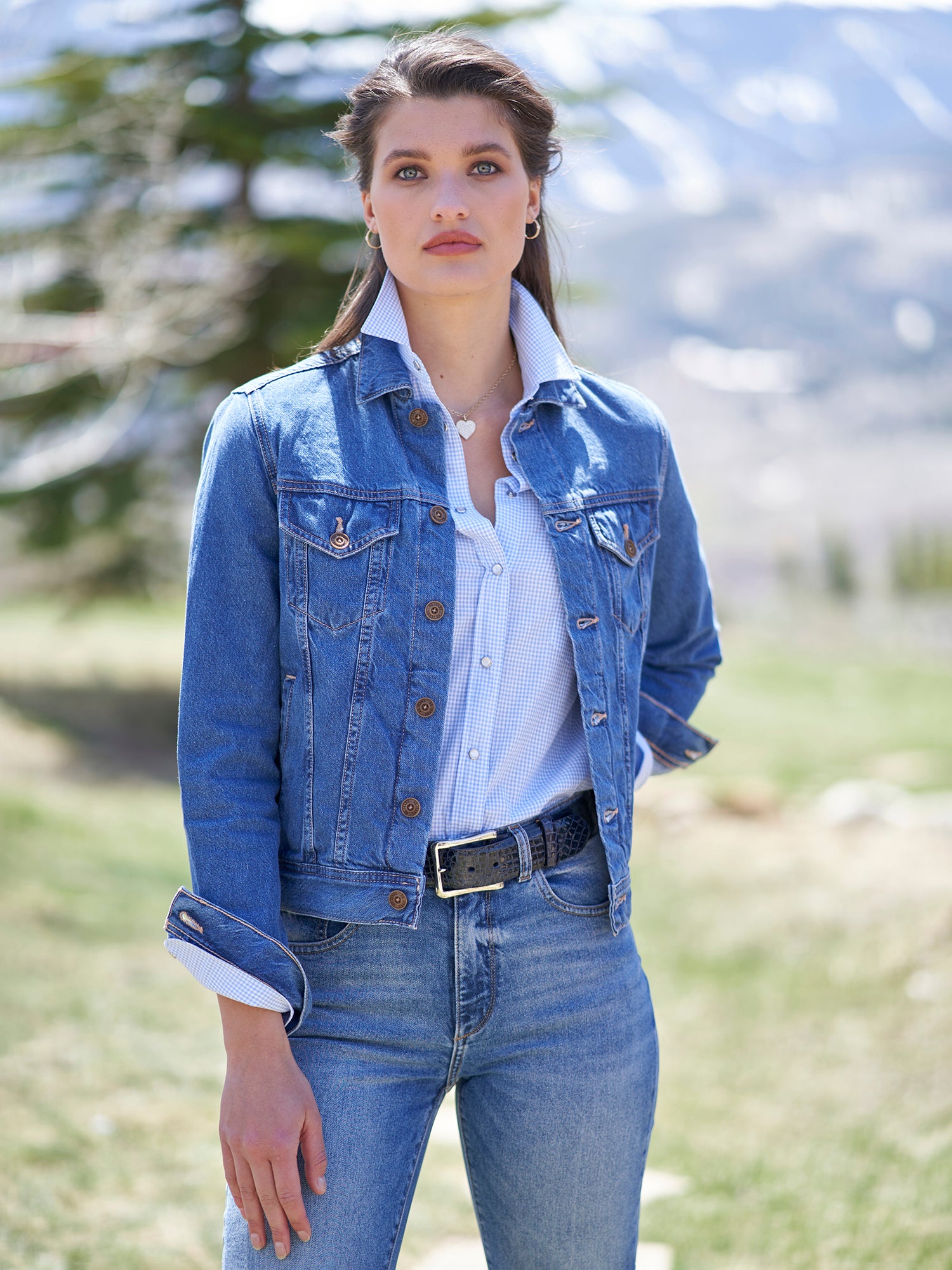 Mya Jean Jacket 306 0161 - Women's Denim Jacket for Casual Wear, Street Style & Everyday Outfits | Perfect for Spring, Fall & Layering | Lightweight & Comfortable