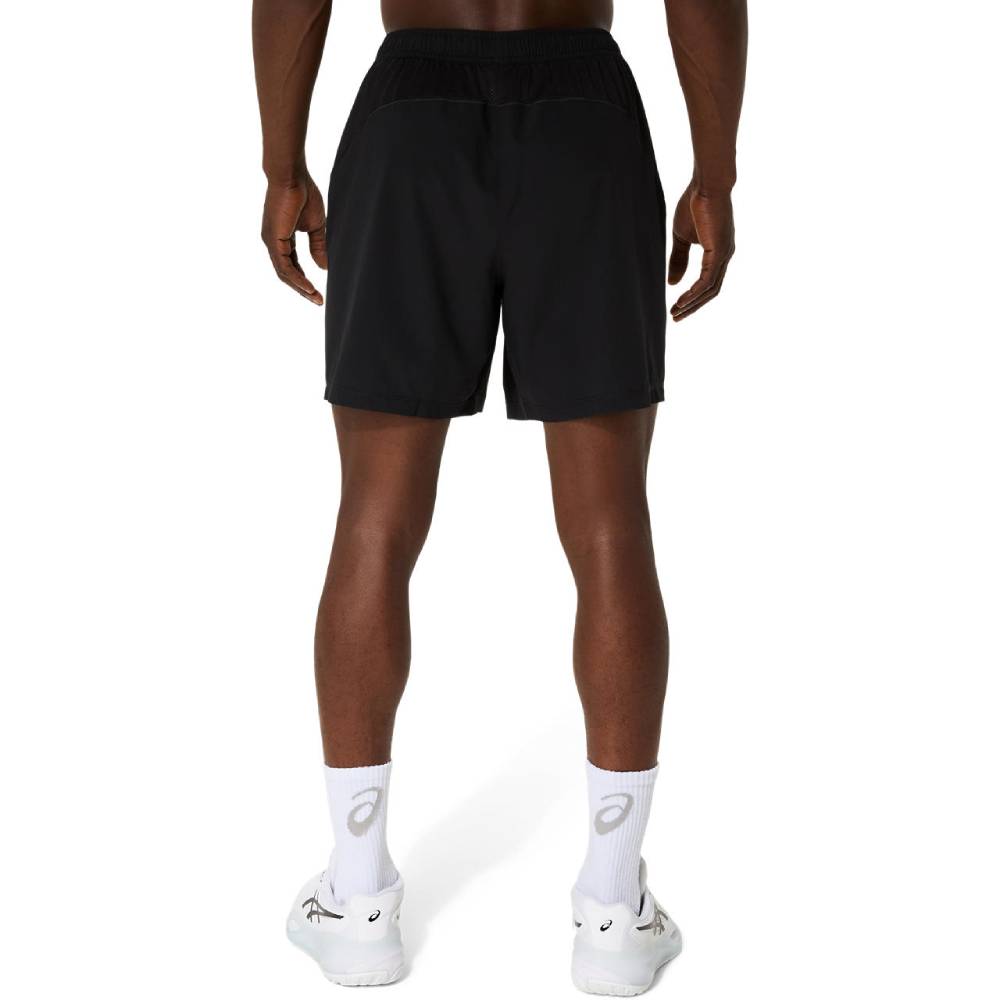 ASICS Men's Court 7-Inch Performance Running Shorts - Lightweight Quick-Dry Athletic Shorts for Basketball, Tennis & Gym Workouts (Black)