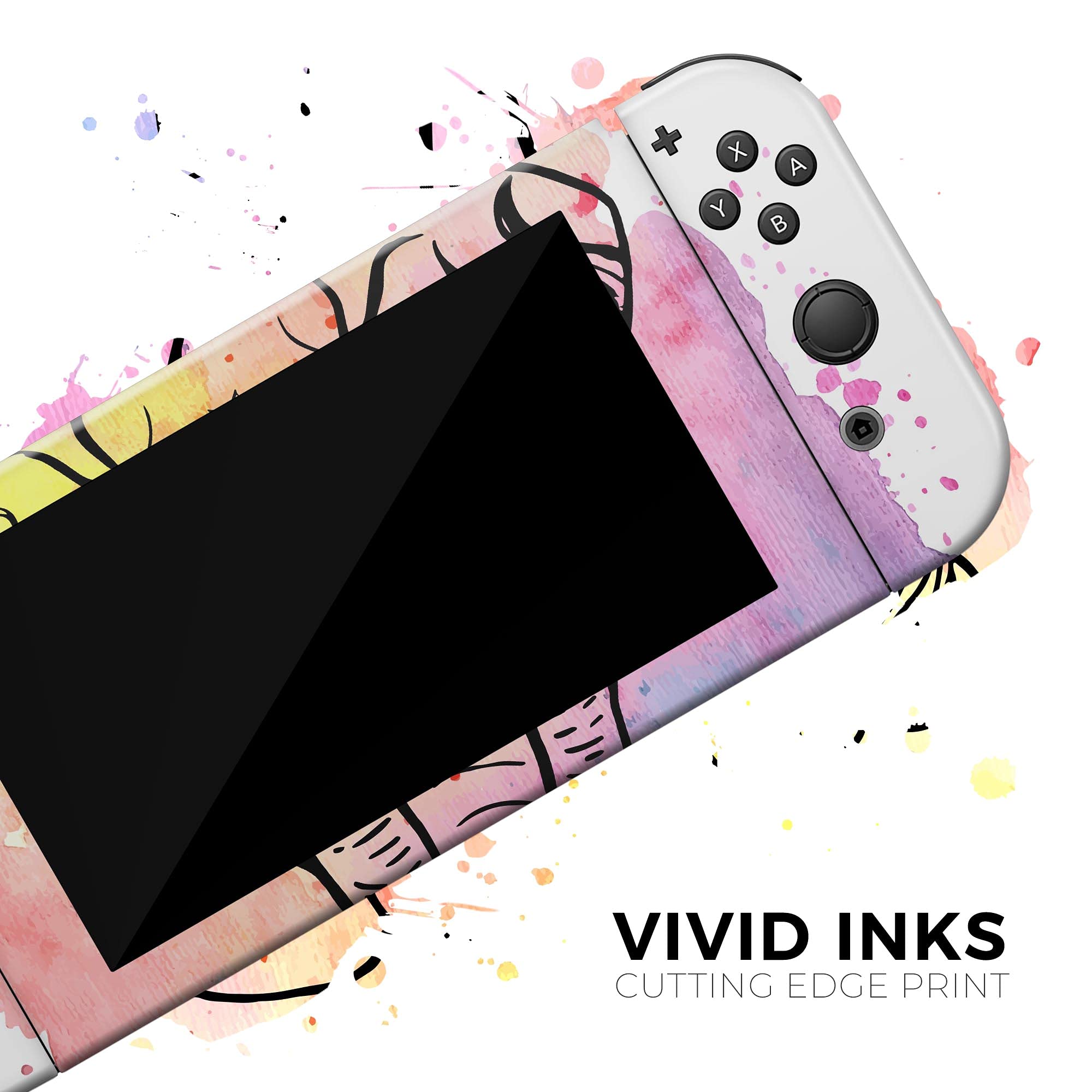 Nintendo Switch Pro Controller Skin Decal - Sacred Elephant Watercolor Vinyl Wrap Cover - Scratch-Resistant, Removable Protective Cover for Gaming Enthusiasts - Perfect for Customizing & Protecting Your Controller During Intense Gaming Sessions