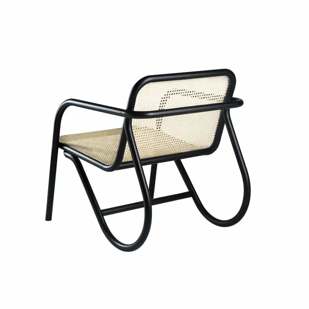 GTV No. 200 Bentwood Lounge Chair - Mid Century Modern Wooden Accent Chair for Living Room, Bedroom, or Office - Perfect for Relaxing, Reading, and Adding Stylish Comfort to Your Home Decor