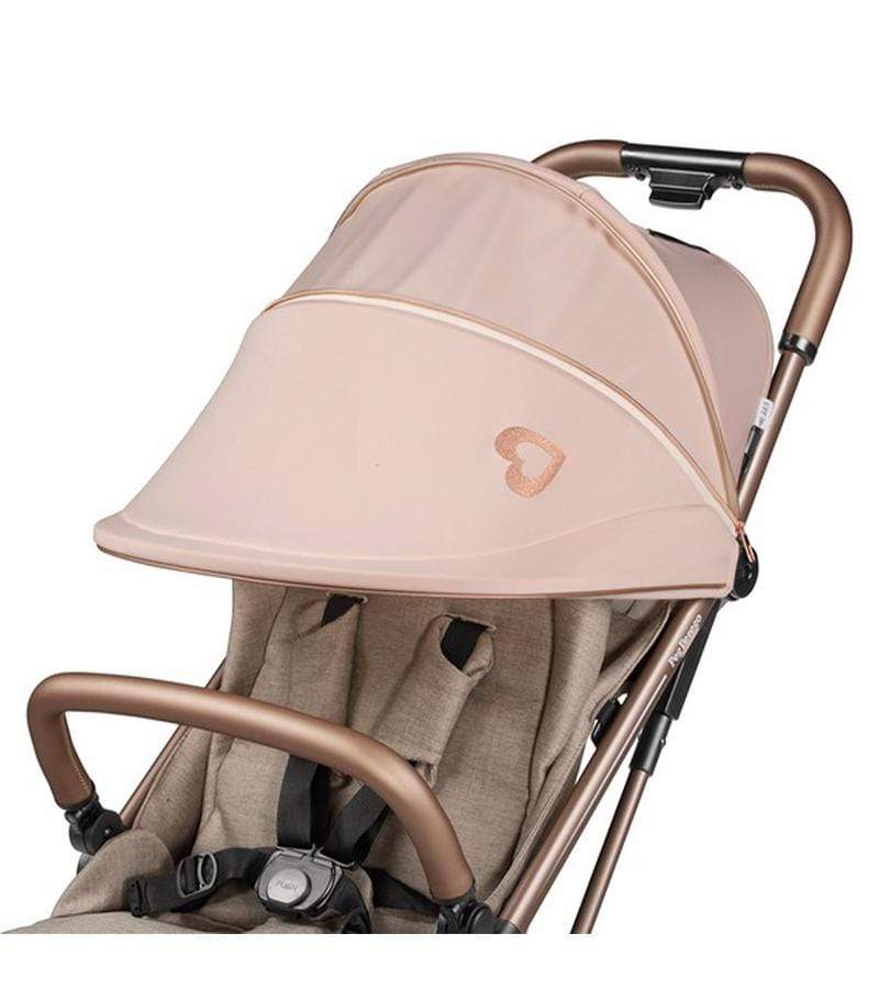 Peg Perego Selfie Stroller - Lightweight Compact Baby Stroller with One-Hand Fold, Adjustable Canopy & Storage Basket | Perfect for Urban Travel, Shopping & Family Outings