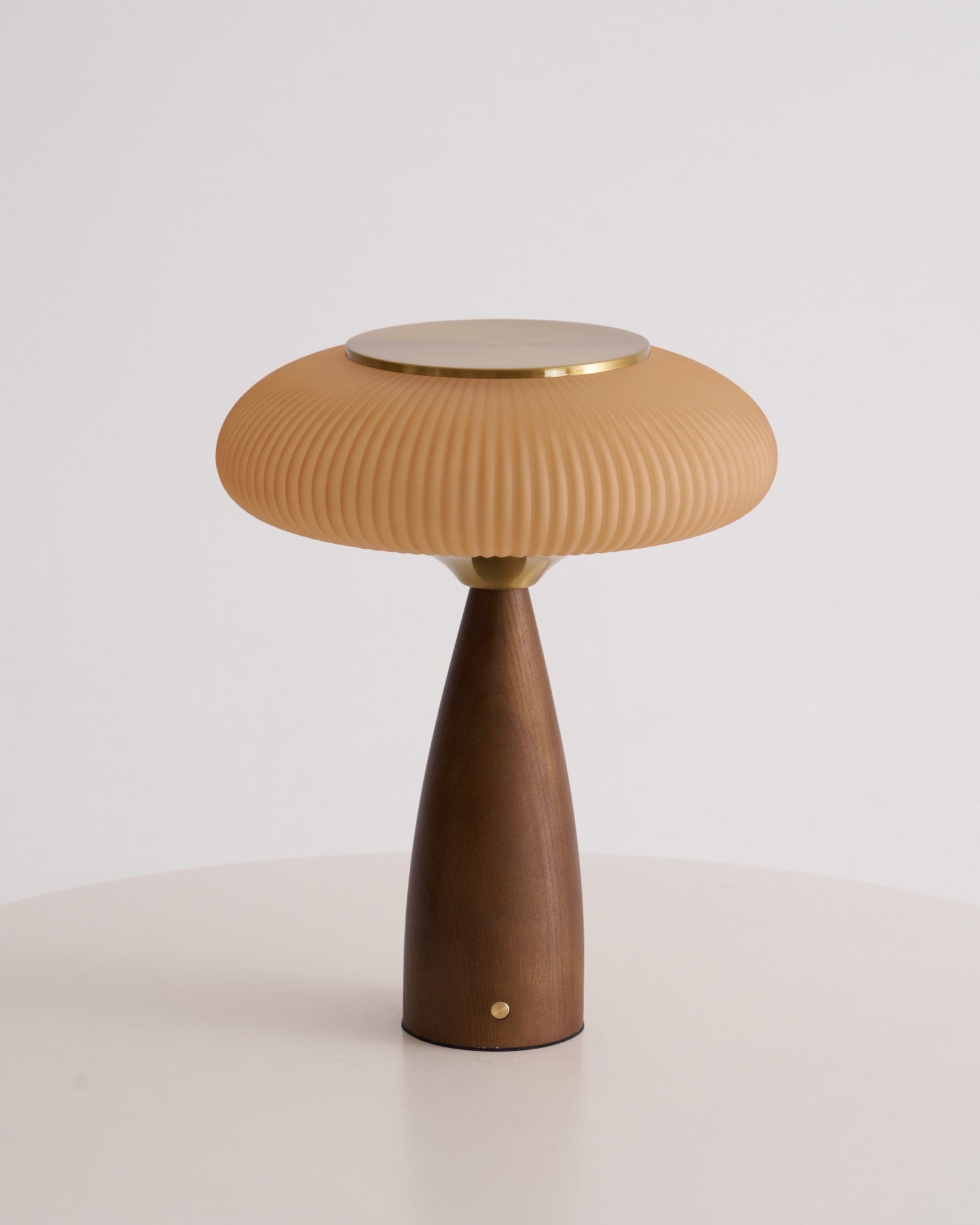 Cielo Wooden Rechargeable Table Lamp - Modern Nightstand Light with USB Charging for Bedroom, Living Room & Office Decor