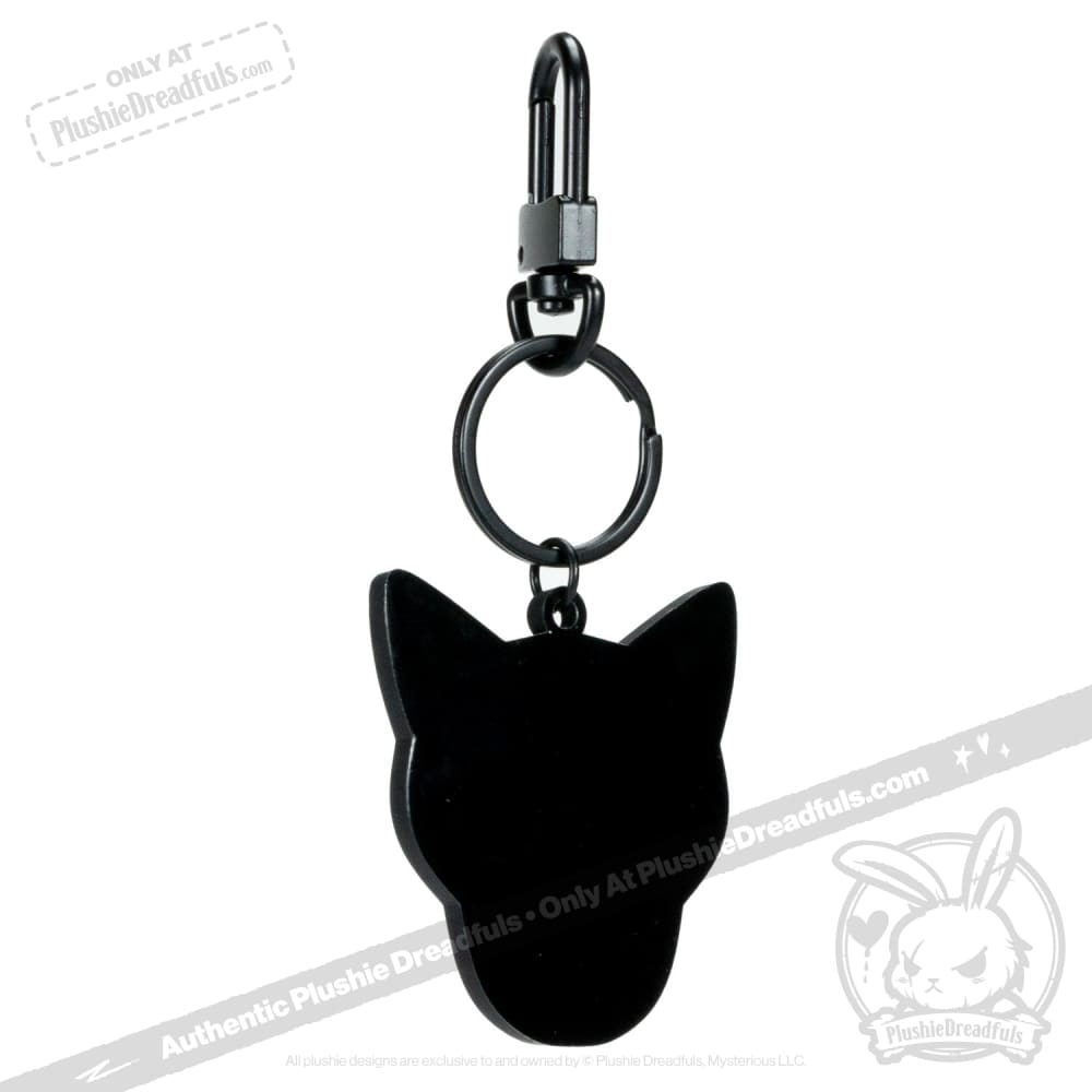 Victorian McGee's Cheshire Cat Keychain - Alice in Wonderland Inspired Metal Key Ring Accessory for Disney Fans, Gifts & Purse Decor