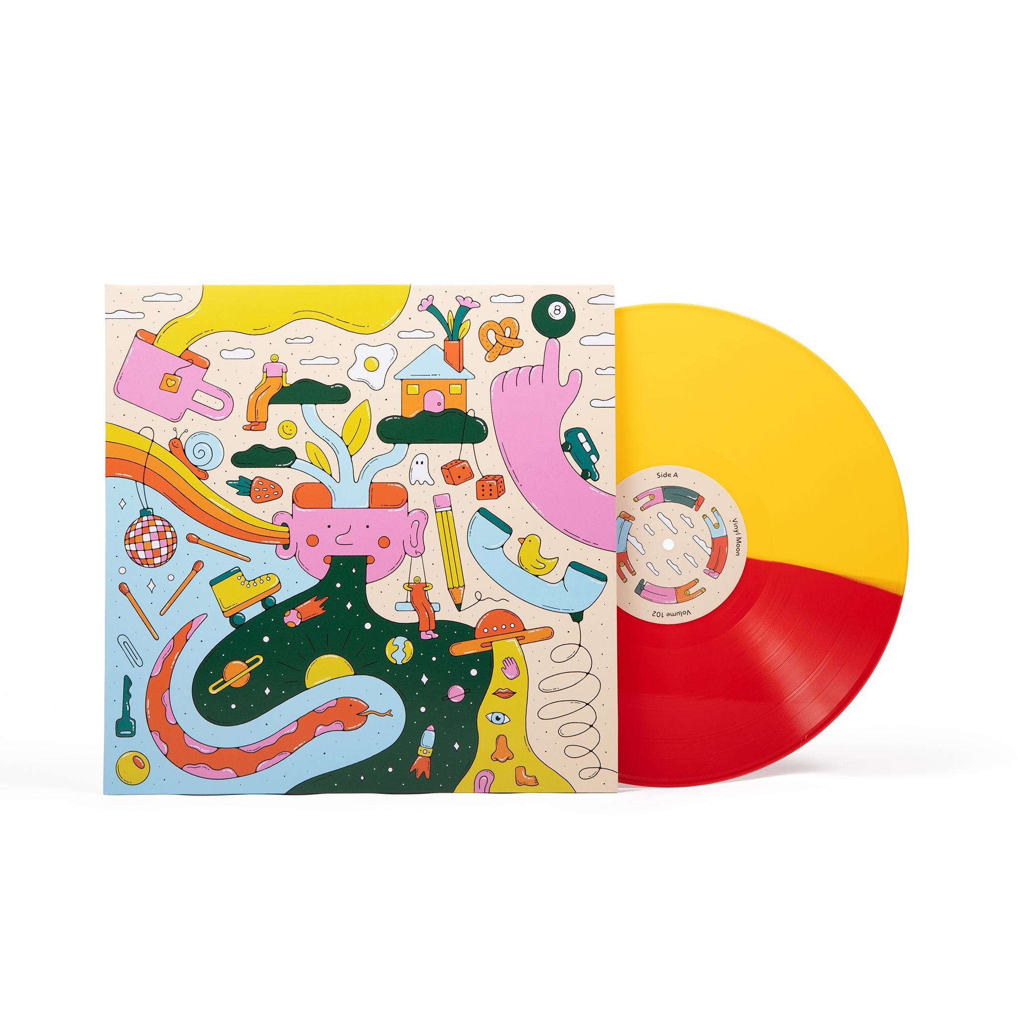 Standard // Yellow and red split vinyl