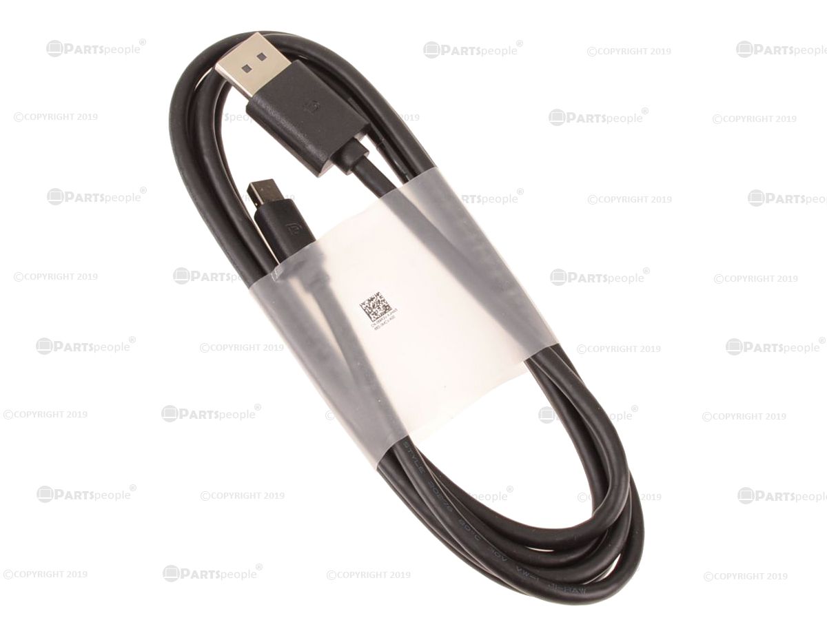 Original Dell OEM 6.5 FT DisplayPort to Mini DisplayPort Cable (6FT, Model 69R2V) - High-Speed Video Cable for 4K Monitors, Gaming PCs, and Home Theater Systems