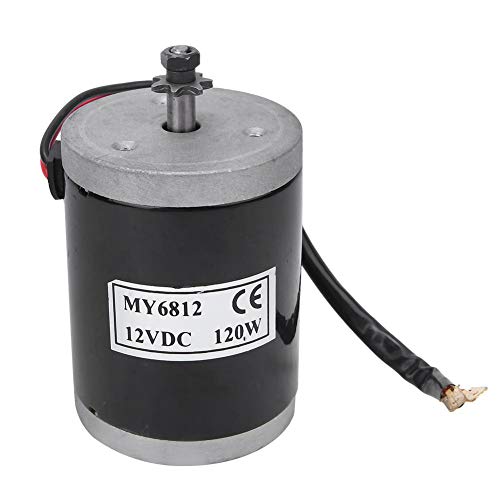 High Speed 12V 120W Electric Bike Brush Motor Kit with Belt Pulley - Perfect for DIY E-Bike Conversions, Scooters & Small Electric Vehicles