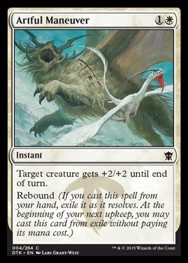 Magic The Gathering Artful Maneuver (004/264) Dragons of Tarkir Foil Card - MTG Collectible Trading Card Game for Deck Building & Strategy Battles