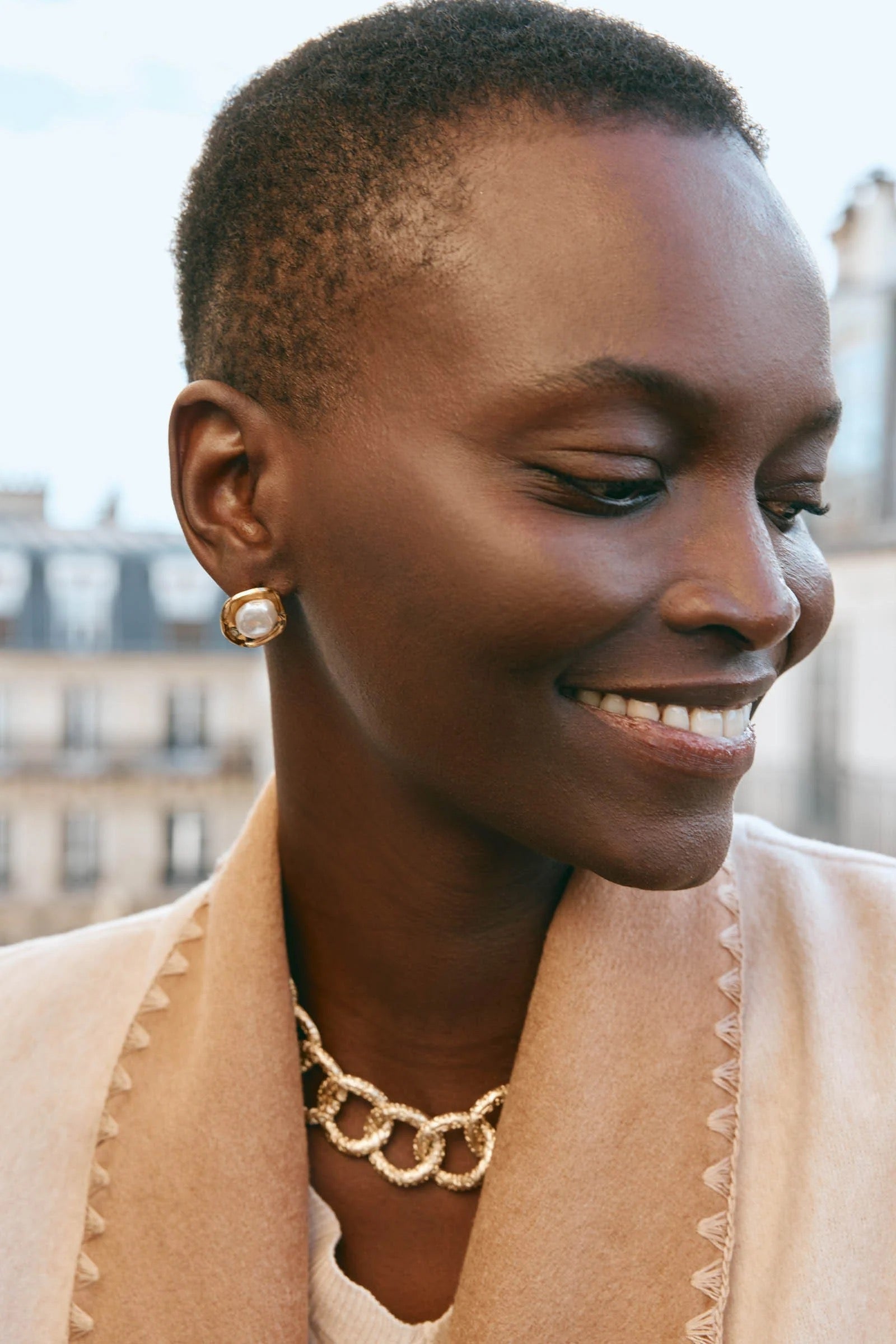 Ivy Pearl Earrings - Round Freshwater Pearl Stud Earrings for Women - Perfect for Weddings, Parties & Everyday Elegance