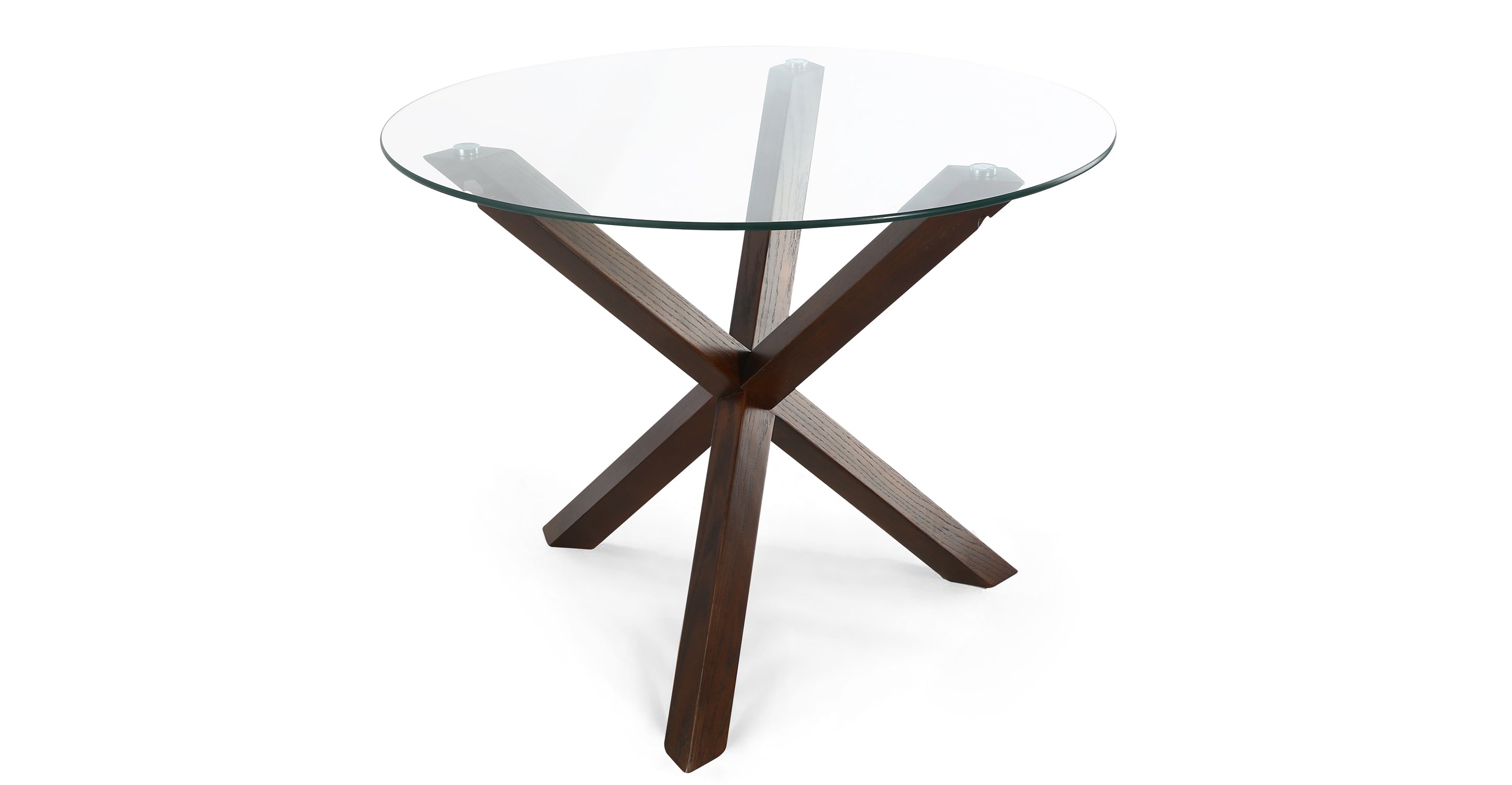 Kennedy 37.4 Inch Round Dining Table - Modern Wood Kitchen Table for Small Spaces - Perfect for Breakfast Nook, Apartment Dining, and Cozy Family Meals