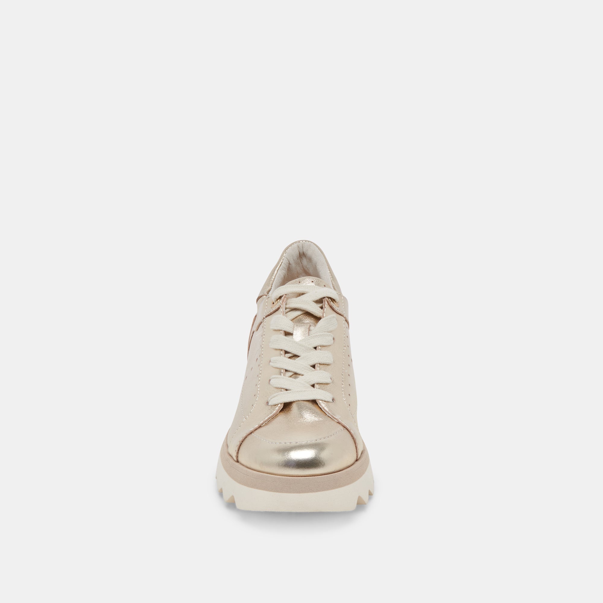 JORGIE Platinum Metallic Leather Sneakers - Women's Fashion Shoes for Casual Wear & Running | Comfortable & Stylish for Everyday Use