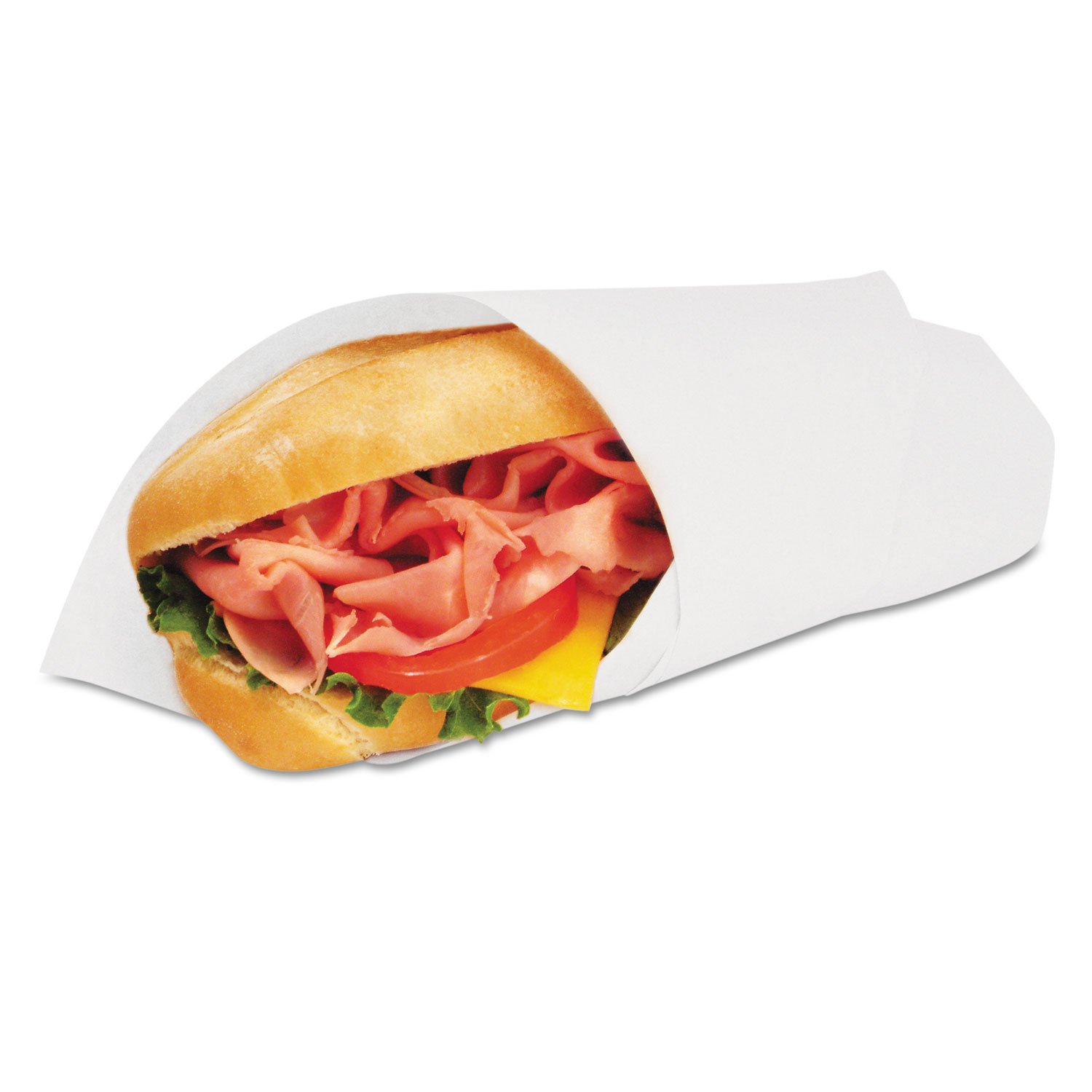 Bagcraft Grease-Resistant White Paper Wraps and Liners - 14x14 Inches - 1000 Sheets per Box (4 Boxes per Carton) - Ideal for Food Service, Takeout Containers, and Bakery Packaging