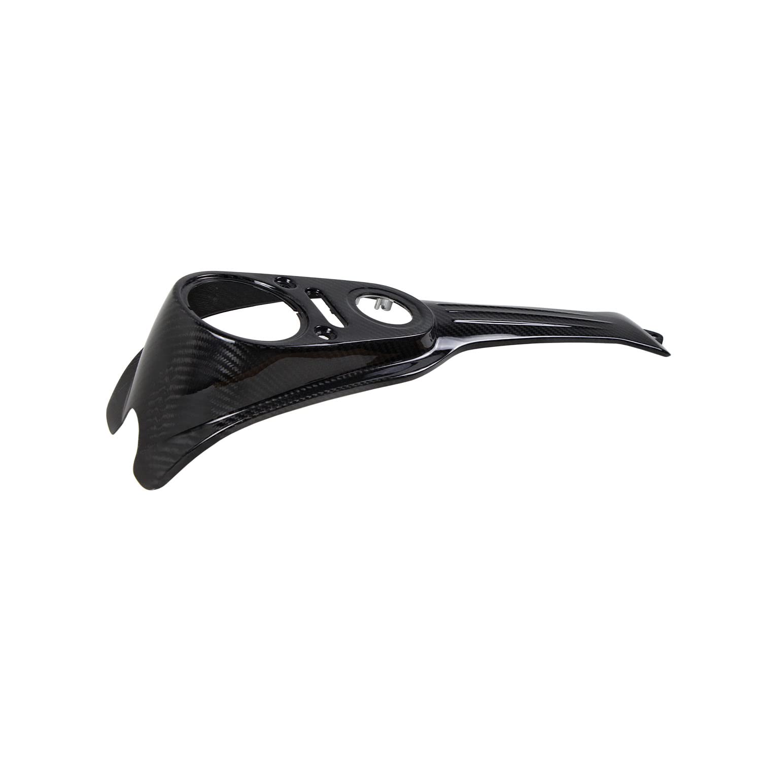 100% Carbon Fiber Low Profile Gas Tank Dash Panel Cover for Harley 13-17 Street Bob FXDB - Lightweight & Durable Motorcycle Accessory - Perfect for Custom Bike Upgrades & Show Rides