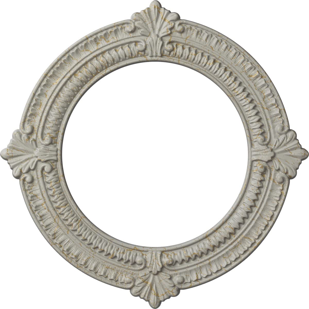 Ekena Millwork CM13BNPCC Benson Ceiling Medallion - 13 1/8