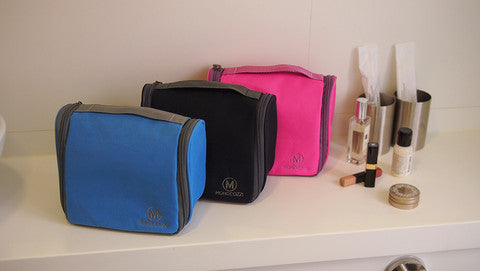 Monocozzi Lush Skin Care Bag - Waterproof Travel Cosmetic Organizer for Women, Perfect for Gym, Spa & Vacation Essentials Storage