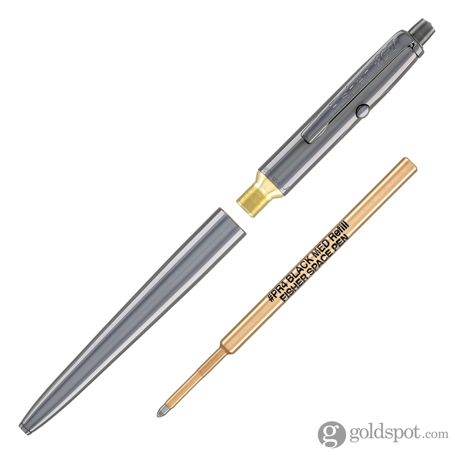 Fisher Space Pen AG7 Astronaut Ballpoint Pen - Black Titanium Nitride with Axiom Space Logo - NASA-Approved Writing Tool for Space, Travel & Everyday Use