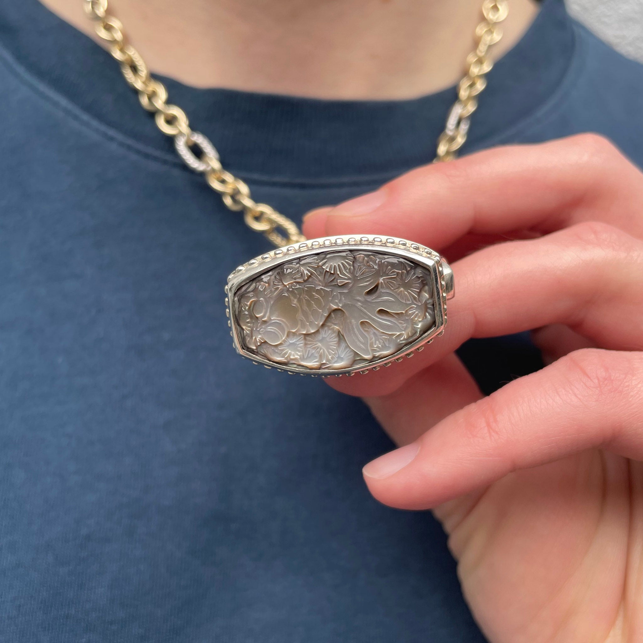 Authentic Sterling Silver Pisces Zodiac Fob with Mother of Pearl - Perfect for Necklaces, Keychains & Gifts - Ideal for Astrology Lovers & Jewelry Collectors
