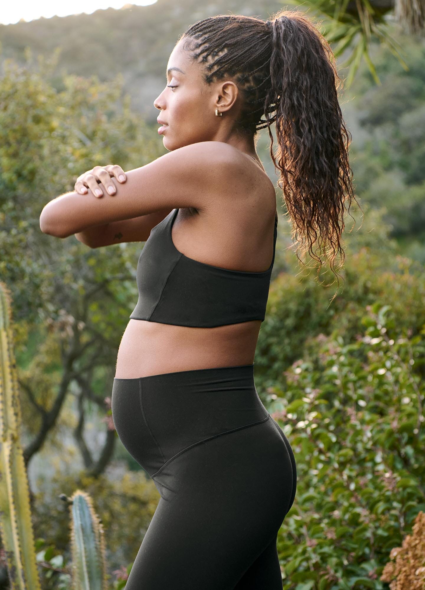 FP Movement X HATCH Never Better Square Neck Bra - Women's Supportive Workout Top for Yoga, Running & Gym - Comfortable Seamless Sports Bra for Active Lifestyles