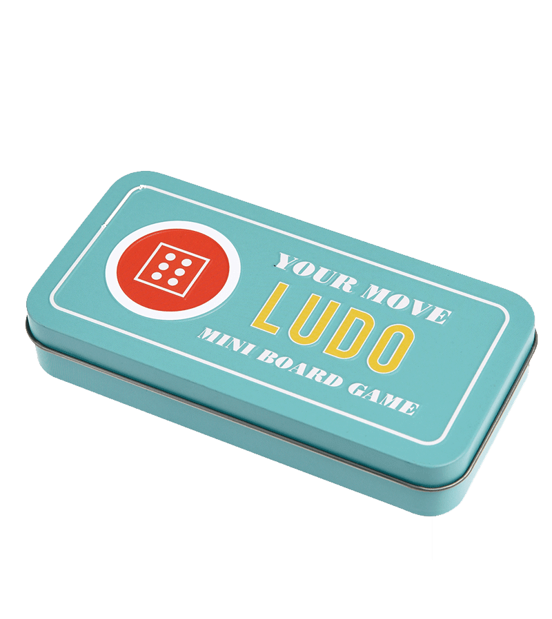 Rex London Travel Ludo Board Game - Portable Family Fun for Road Trips, Camping & Airplane Travel