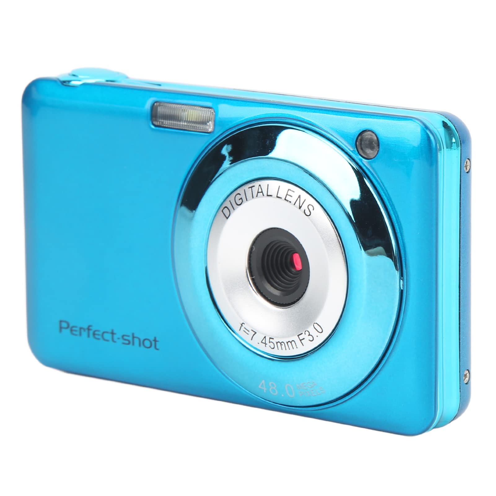 8x Zoom 48MP HD Mini Digital Camera for Kids & Beginners - 2.7in Compact Travel Camera with Auto Focus (Blue) | Perfect for Family Outings, School Projects & Vacation Photography