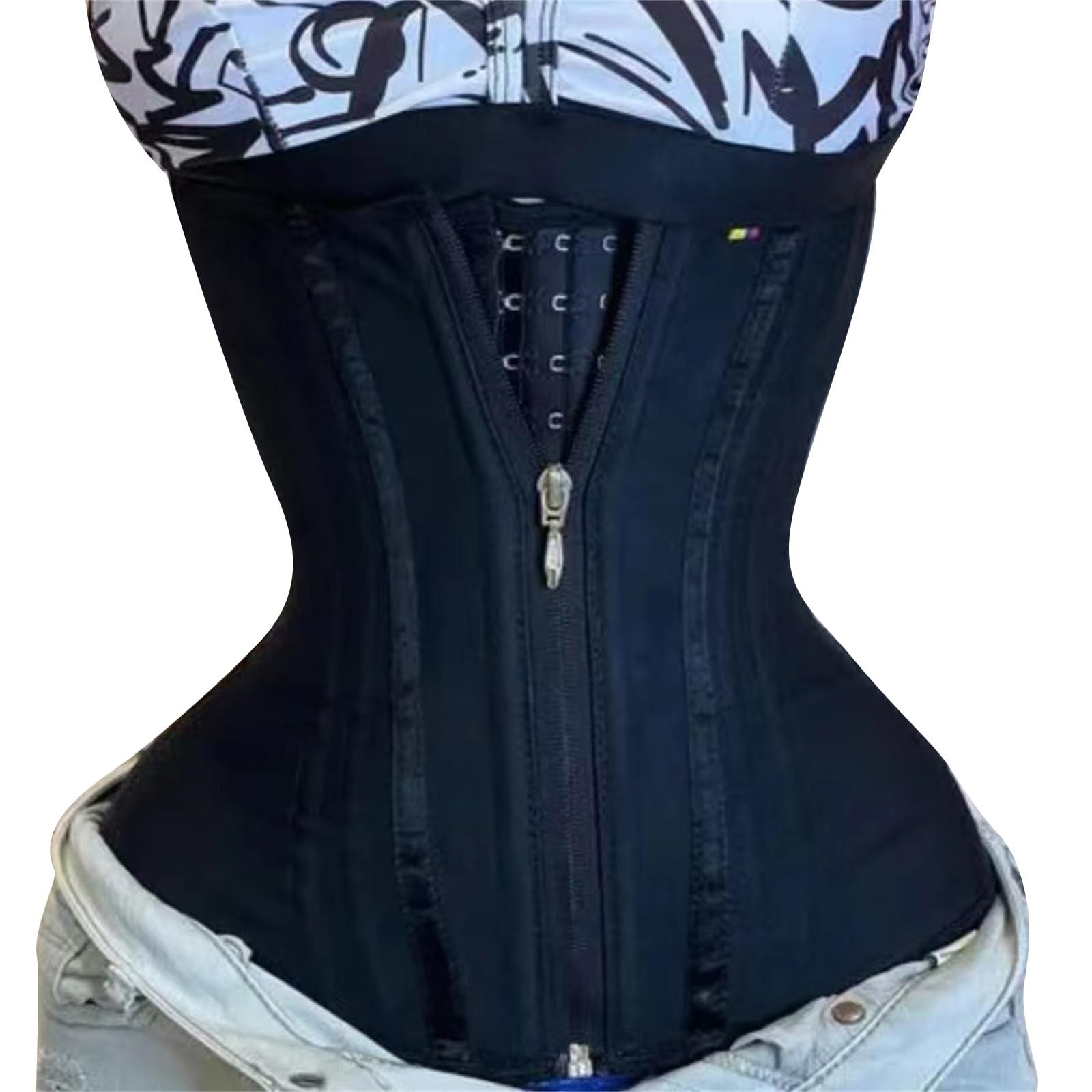 Women's Waist Trainer Belt - Slimming Body Shaper for Belly Control & Tummy Toning - High Waist Corset for Workout, Gym & Postpartum Recovery - Nylon Spandex Shapewear for Instant Curves & Confidence Boost