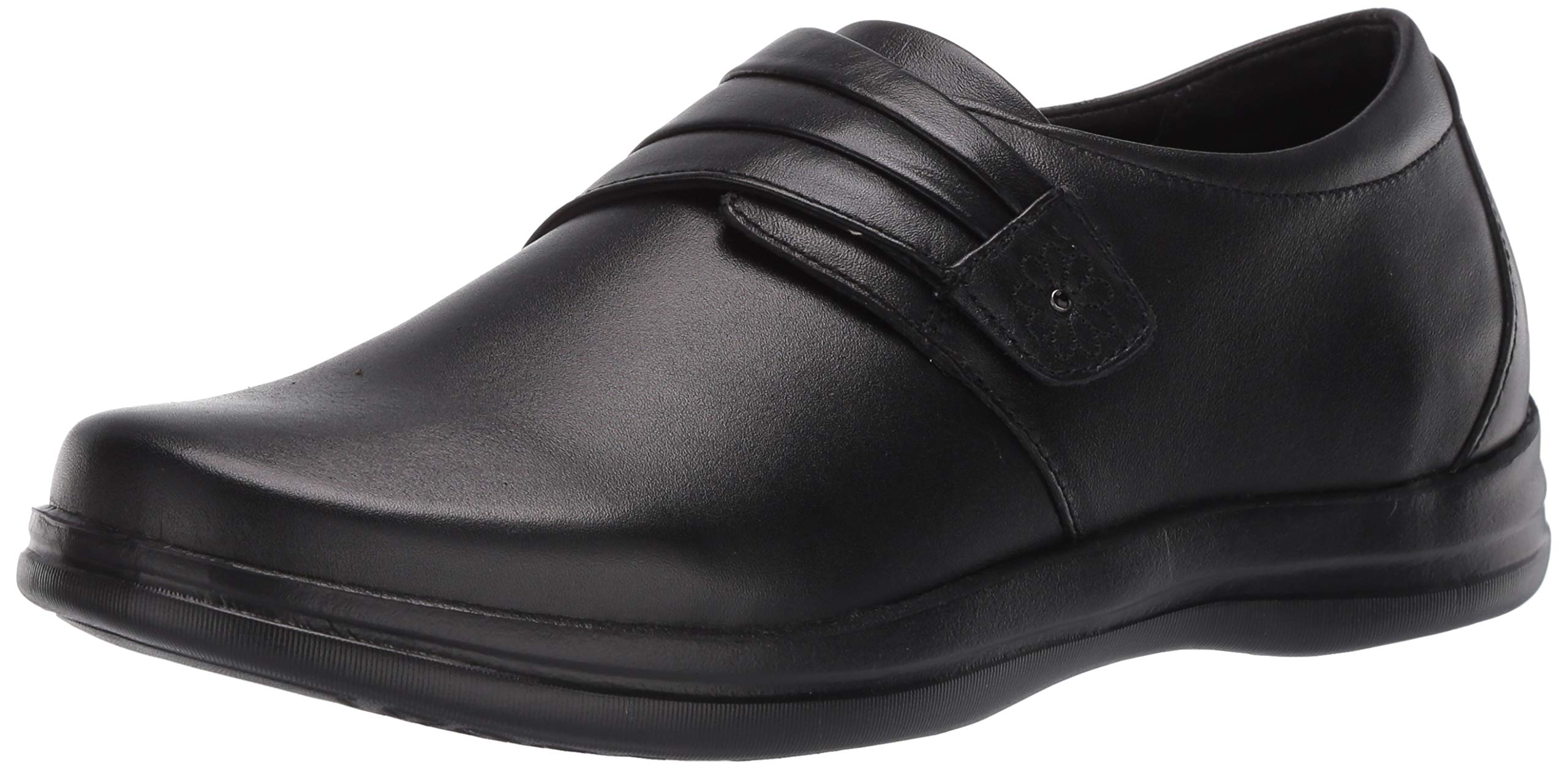 Apex Linda Women's Comfortable Oxford Shoes Size 5 C/D US in Black - Perfect for Office, Business Casual & Everyday Wear