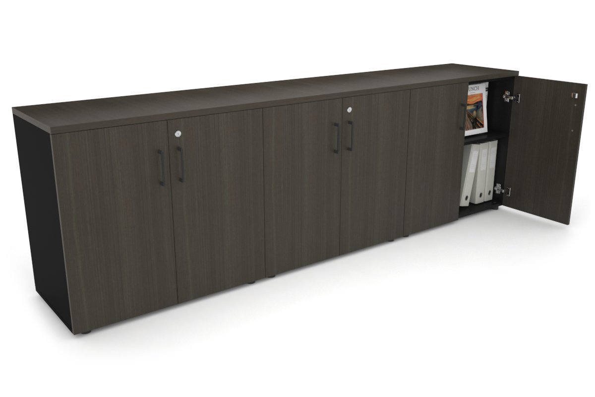 Small Storage Cabinet for Uniforms - 2400W x 750H x 450D - Compact Closet Organizer for Home, Office, or Retail Use