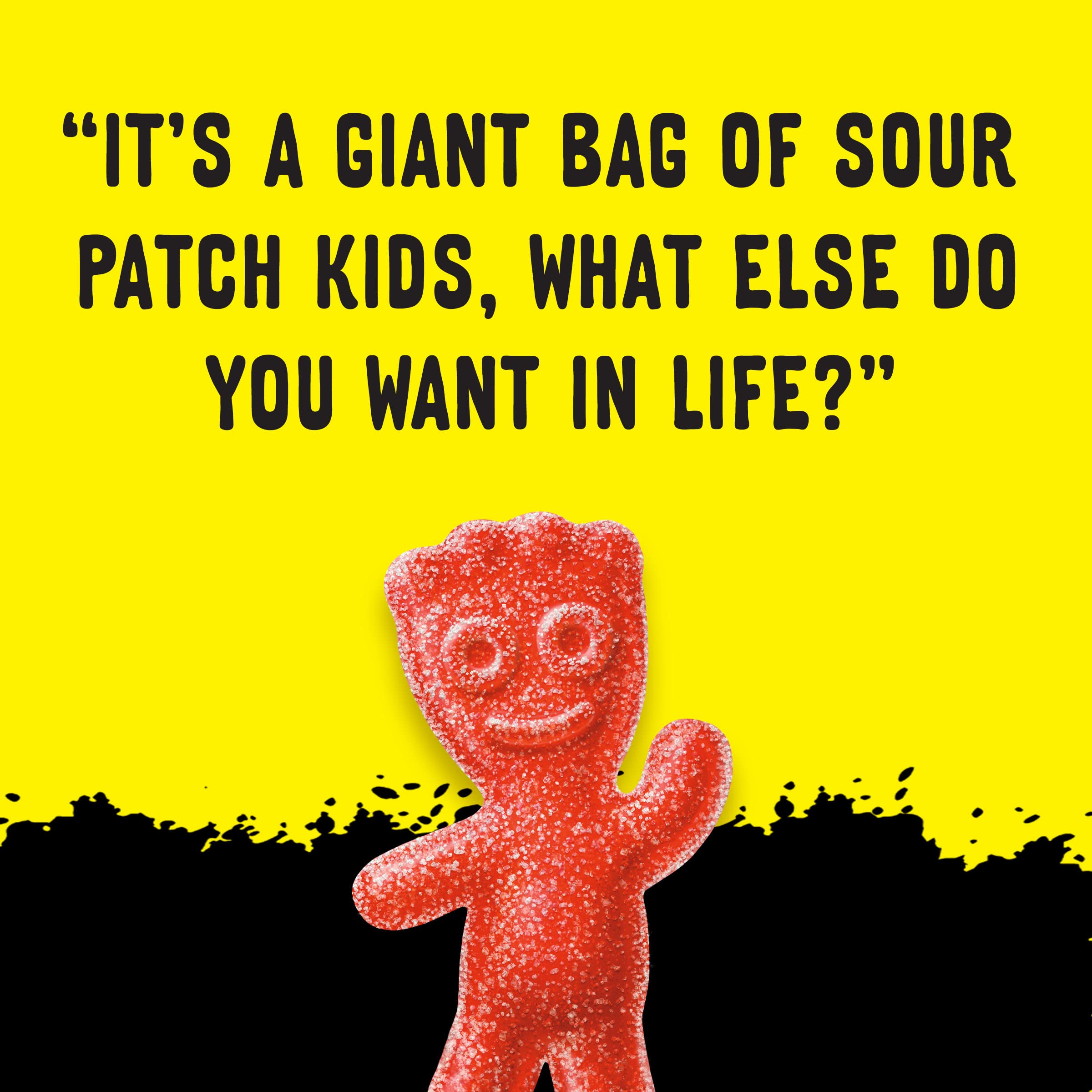 Sour Patch Kids Redberry Soft & Chewy Candy - 5 Pound Bulk Bag - Sweet & Tangy Gummy Treats for Parties, Movie Nights & Office Snacks