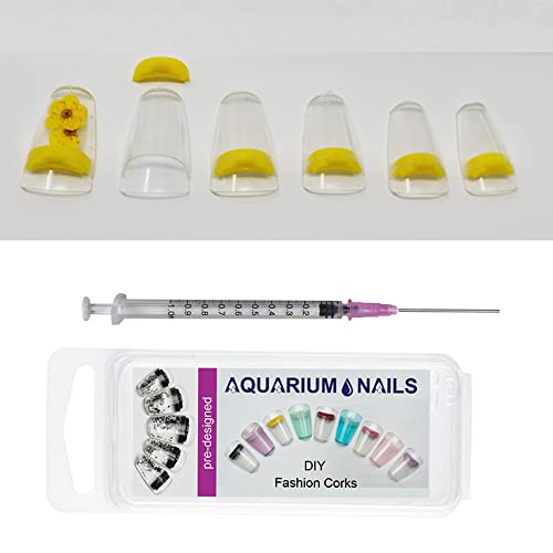 Clear Nail with Yellow Cork