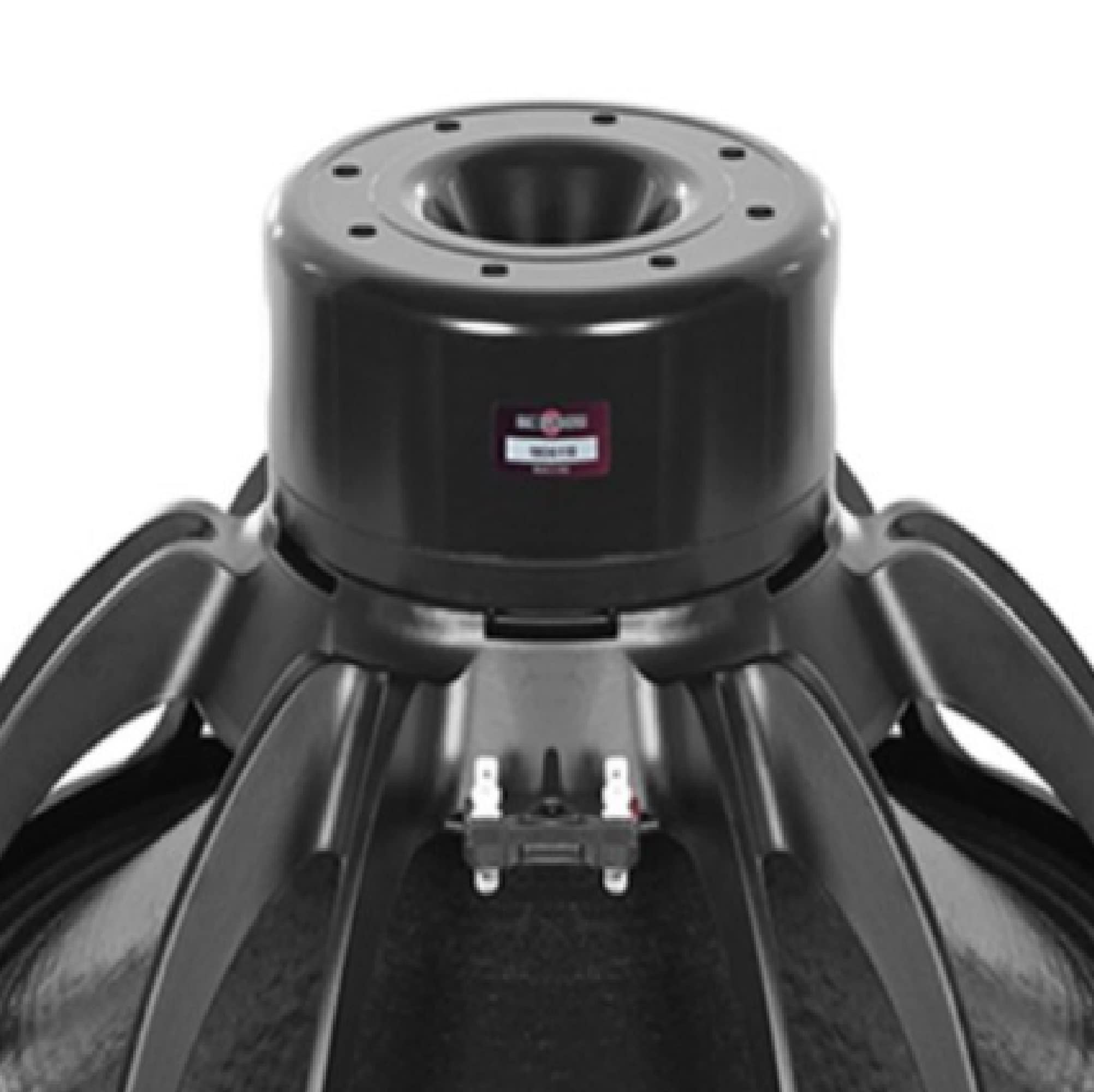 B&C Speakers 18DS115-4 18英寸低音扬声器 3400W持续功率 116mm四层铝音圈 4欧姆阻抗 黑色 - 适用于专业音响系统、现场演出和录音室