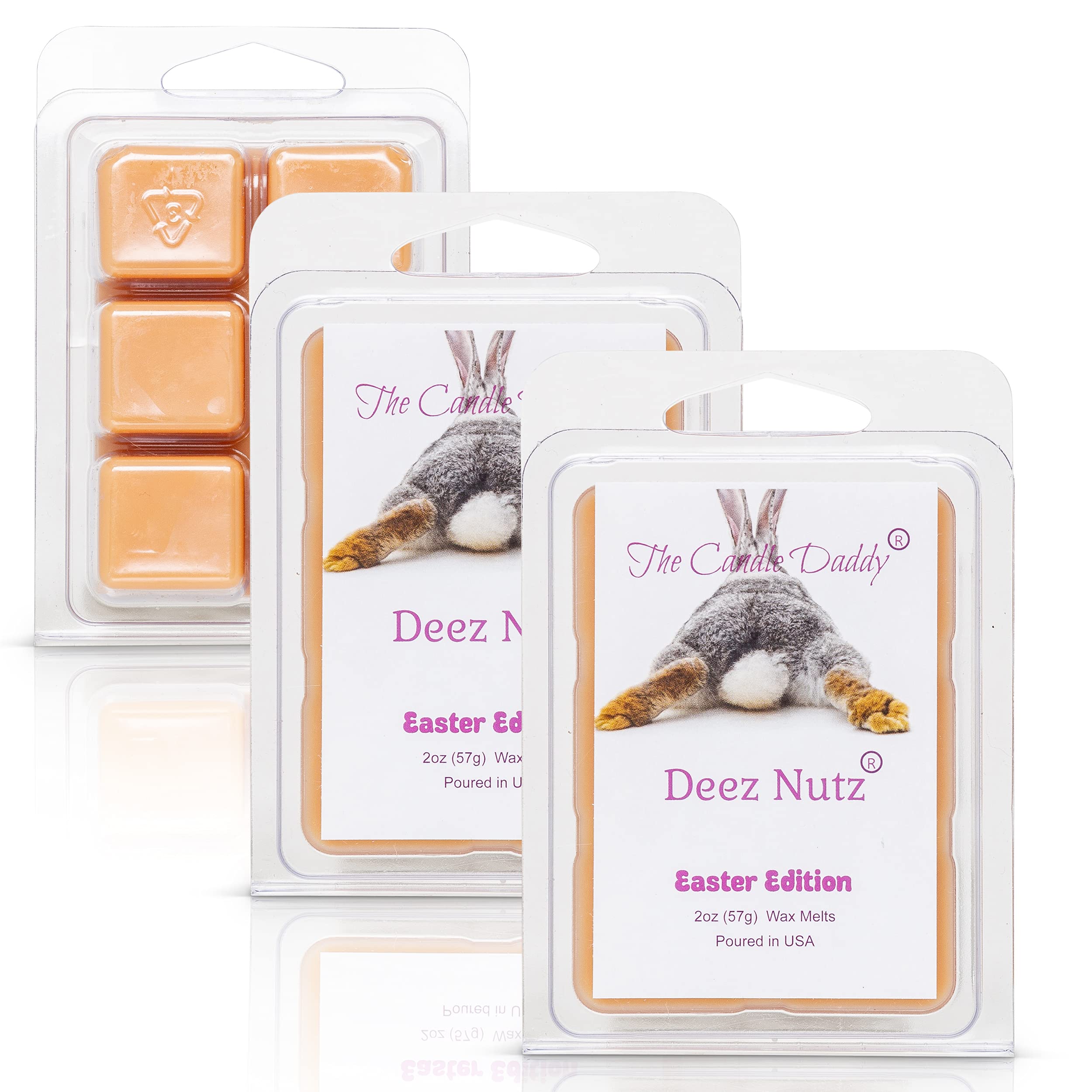 Easter Edition Banana Nut Bread Scented Wax Melts - 2oz (6 Cubes) - Strong Fragrance for Wax Warmers - Perfect for Home, Office & Holiday Decor