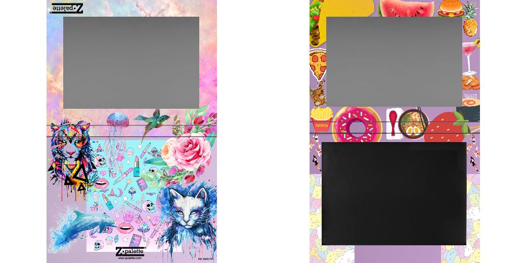 Custom Extra Large Z Palette - Magnetic Makeup Palette for Eyeshadows, Blush & Cosmetics - Perfect for Travel, Makeup Artists & Organizing Beauty Products