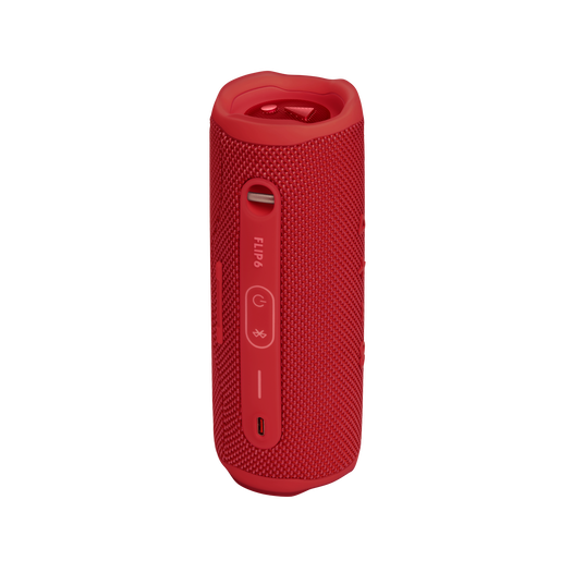 JBL Flip 6 Portable Bluetooth Speaker - Wireless, Waterproof, 12 Hours Playtime (Red) - Perfect for Outdoor Adventures, Beach Parties & Home Entertainment