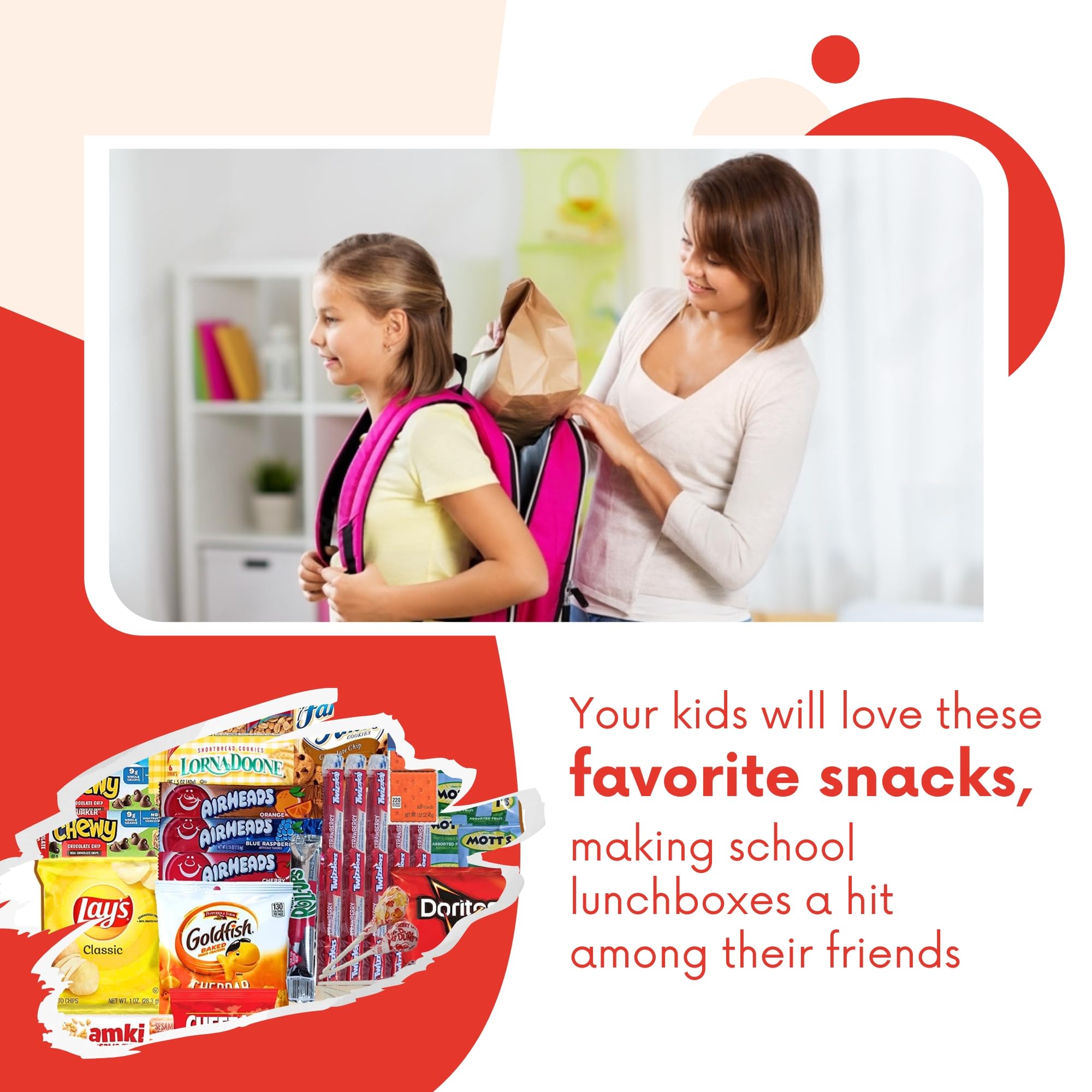 Jumbo Jumble Snack Box (45 Count) - Variety Pack Gift Care Package with Energy Snacks for Adults, Teens & Kids - Perfect for School, College, Office, Birthday Parties & Care Packages