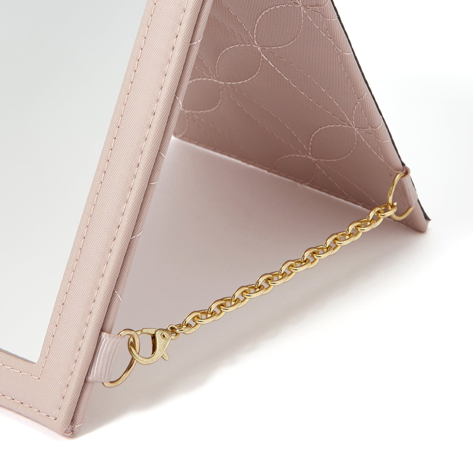 Beigell Foldable Mirror S Grey - Portable Travel Makeup Mirror for Vanity, Dorm, Gym & Home Use