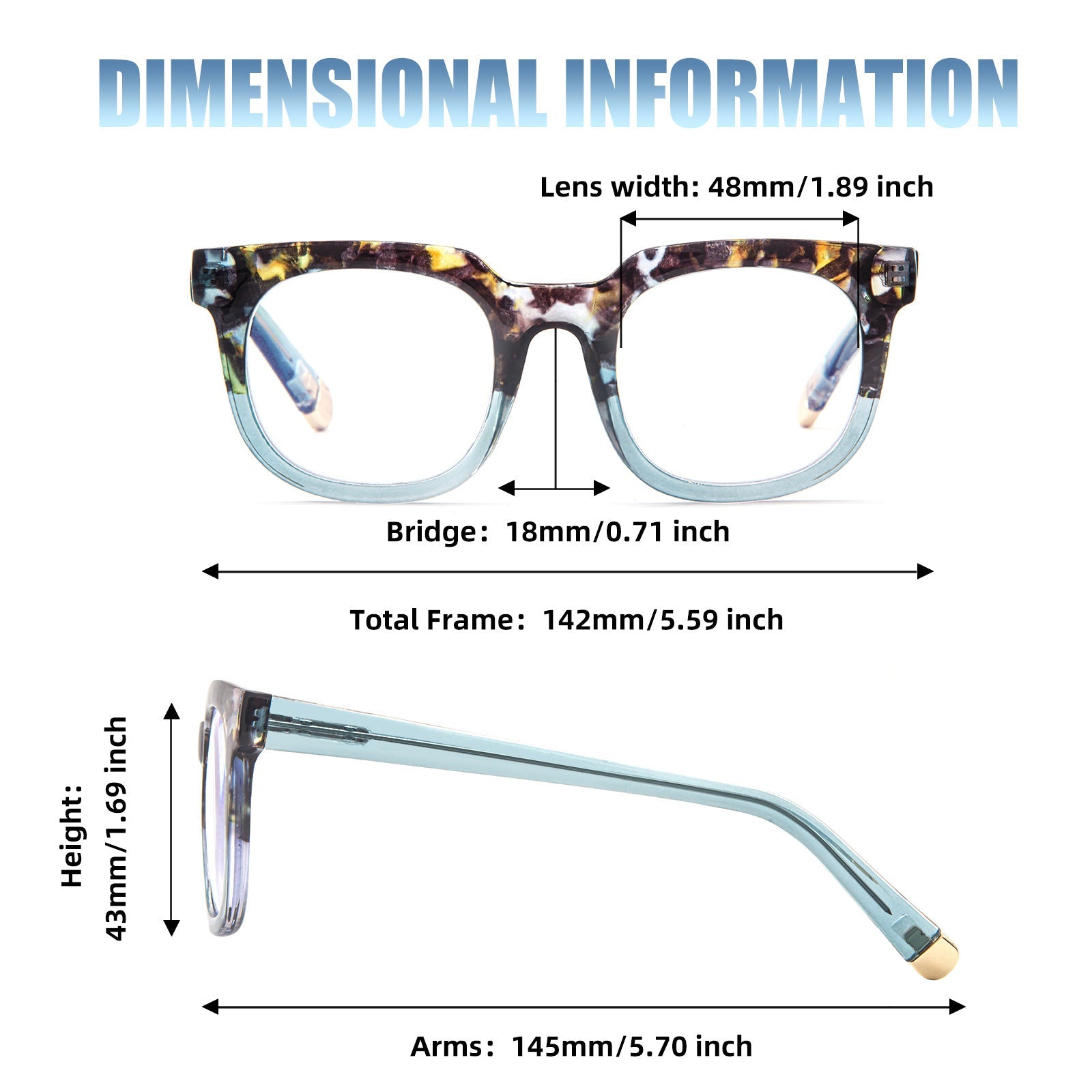Blue Light Blocking Reading Glasses - Simple Square Frame for Eye Strain Relief - Perfect for Computer Work, Reading & Gaming
