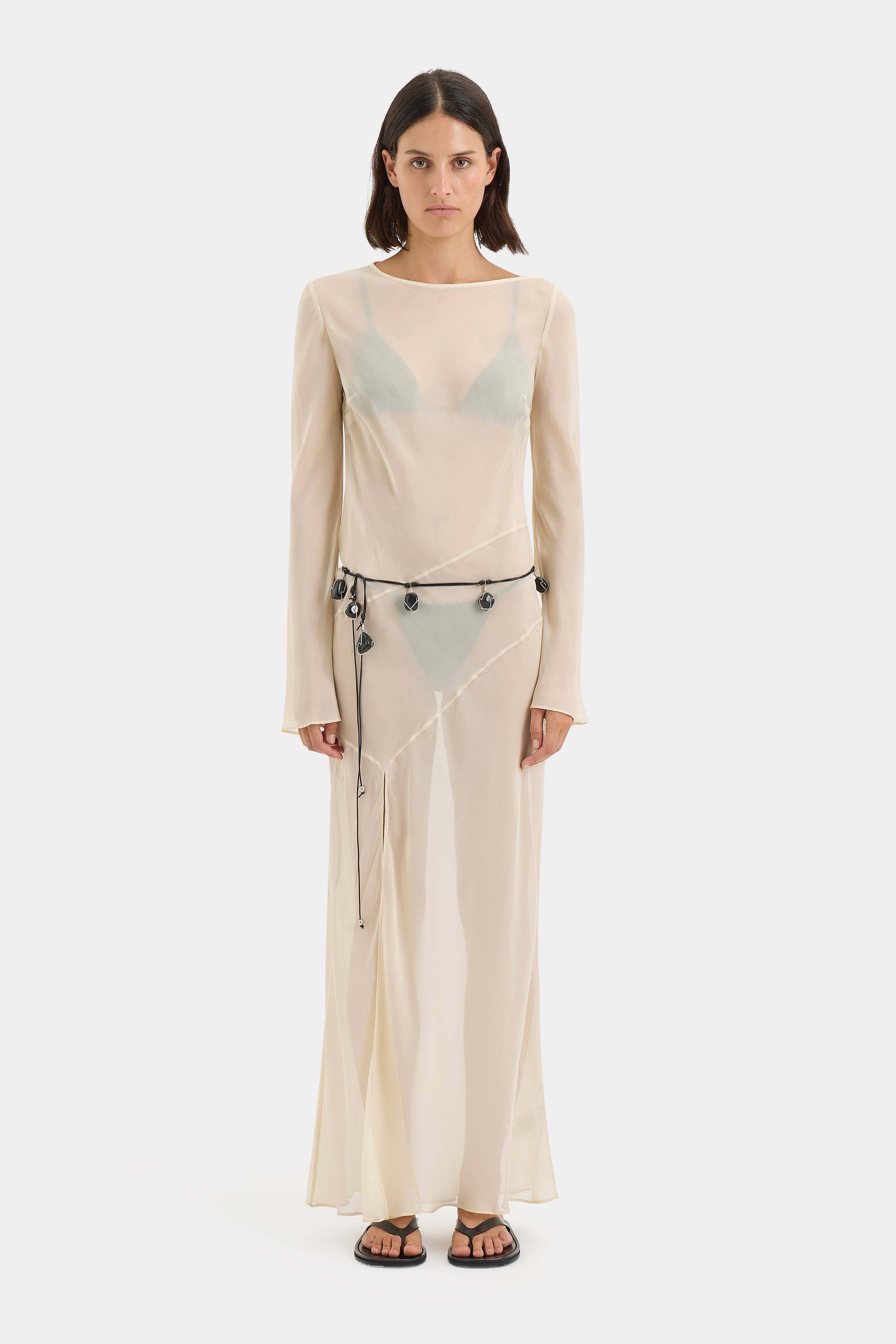 Elegant Strobe Long Sleeve Party Dress for Women - Perfect for Evening Events, Cocktail Parties & Date Nights