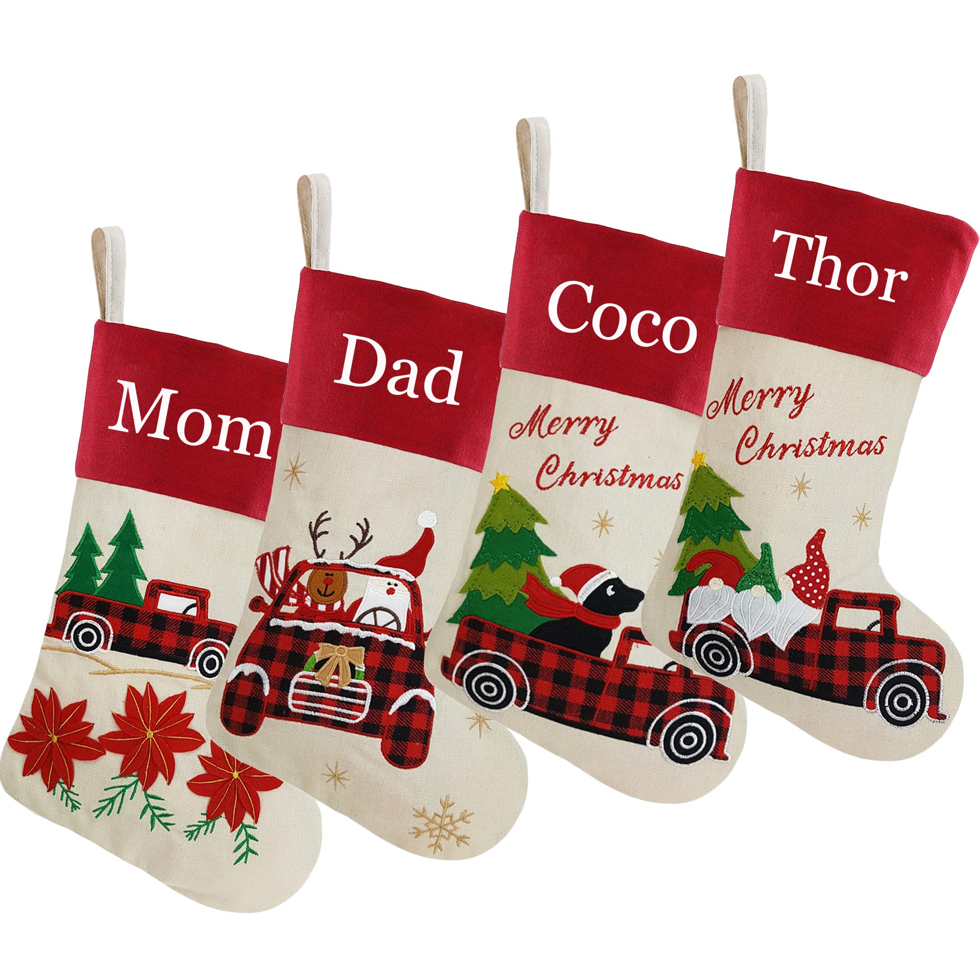 DearSun Set of 4 Personalized 18