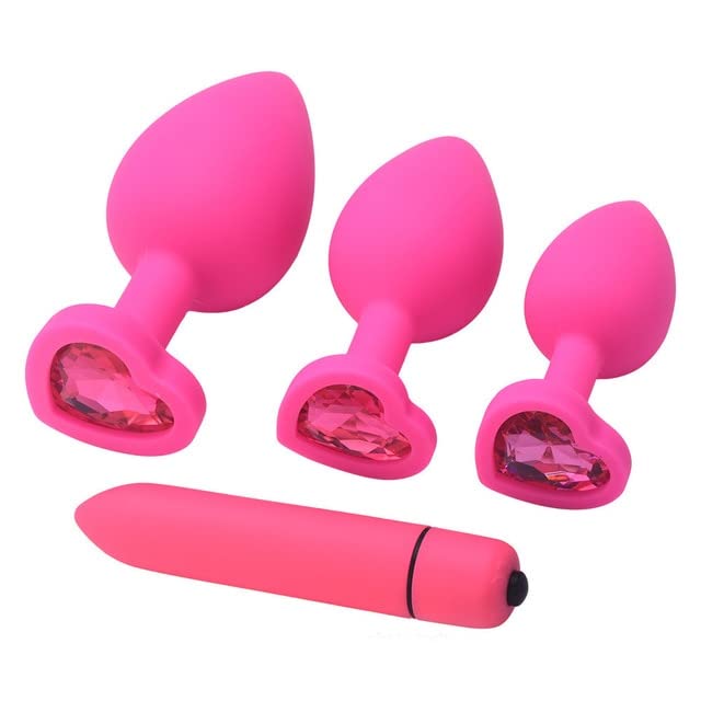 Premium Soft Silicone Anal Plug - Comfortable Butt Plug Massager with Bullet Vibrator for Couples | Sensual Adult Toy for Enhanced Pleasure & Intimacy | Perfect for Spicing Up Your Sex Life & Romantic Nights