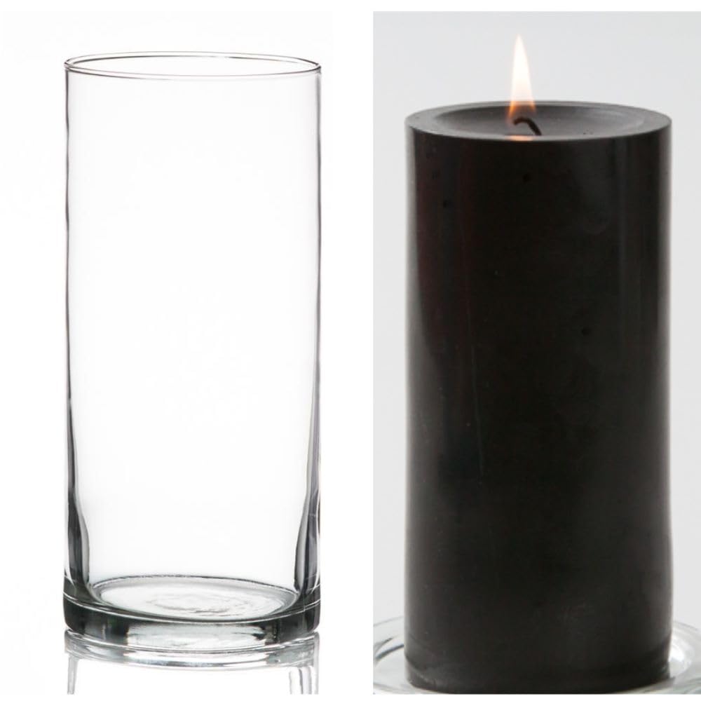 Richland 12 Eastland Glass Cylinder Vases 7.5