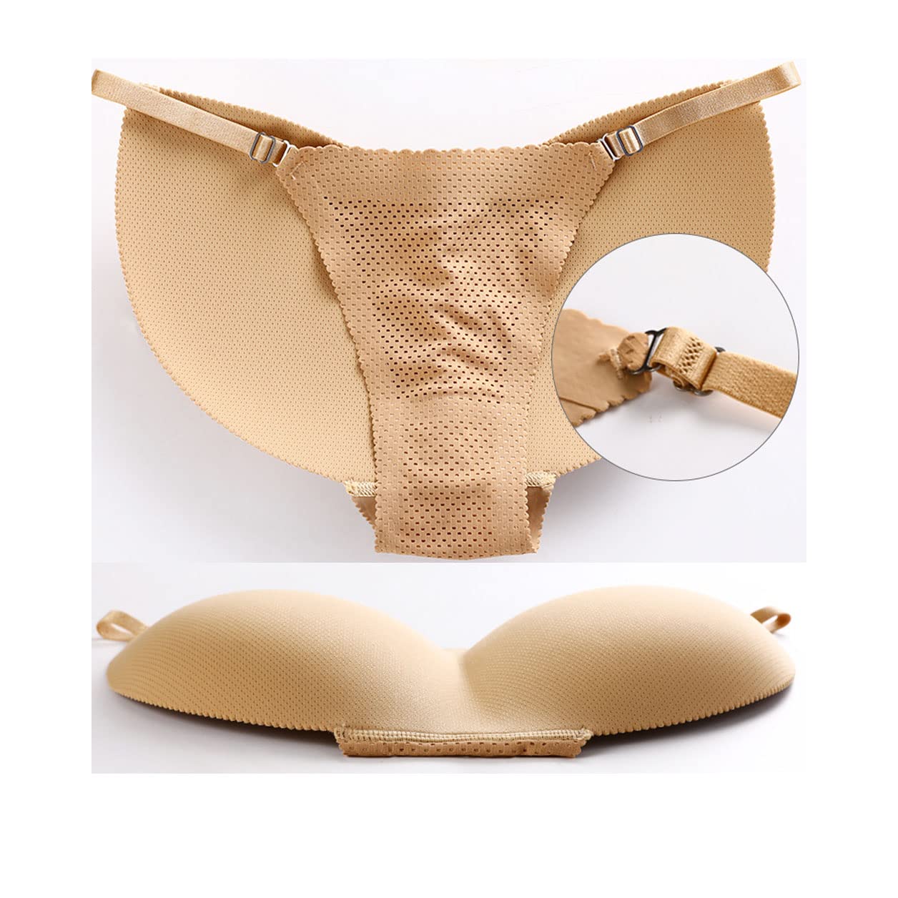 Women's Silicone Butt Padded Underwear - Fake Butt Enhancer Panties for Hip & Bum Shaping - Body Shaper for Curves (Black, Medium) | Perfect for Cosplay, Costumes & Everyday Confidence Boost