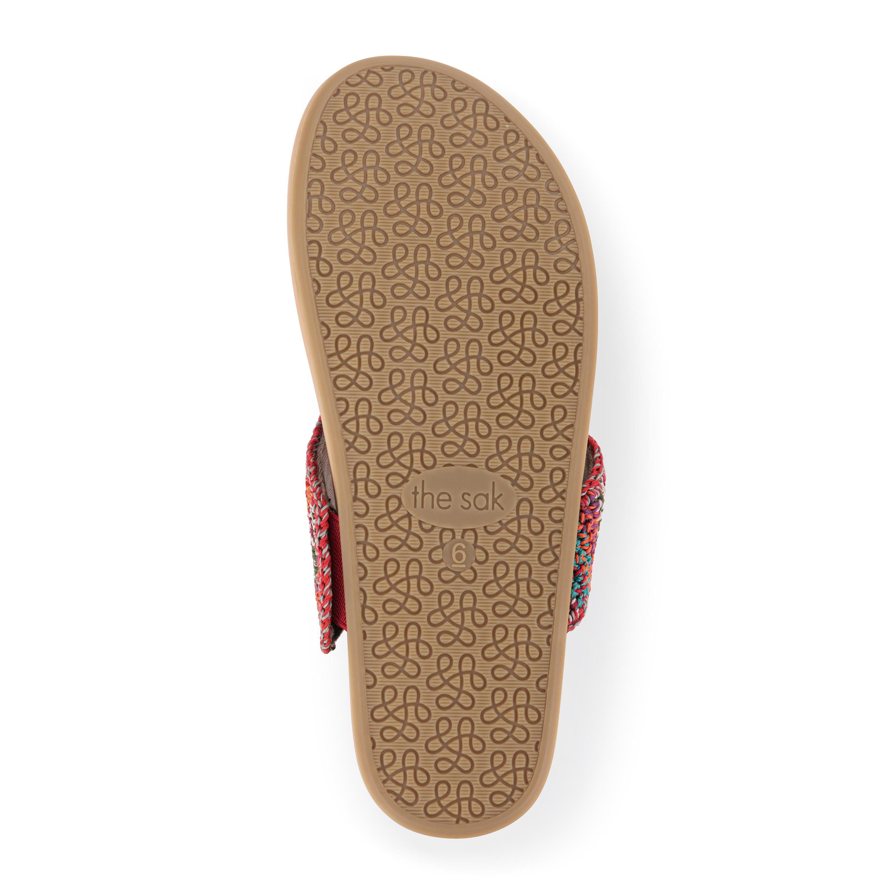 Everly Sandal - Hand Crochet Sunset Stripe Women's Sandals | Boho Beach Shoes for Summer, Vacation & Outdoor Activities