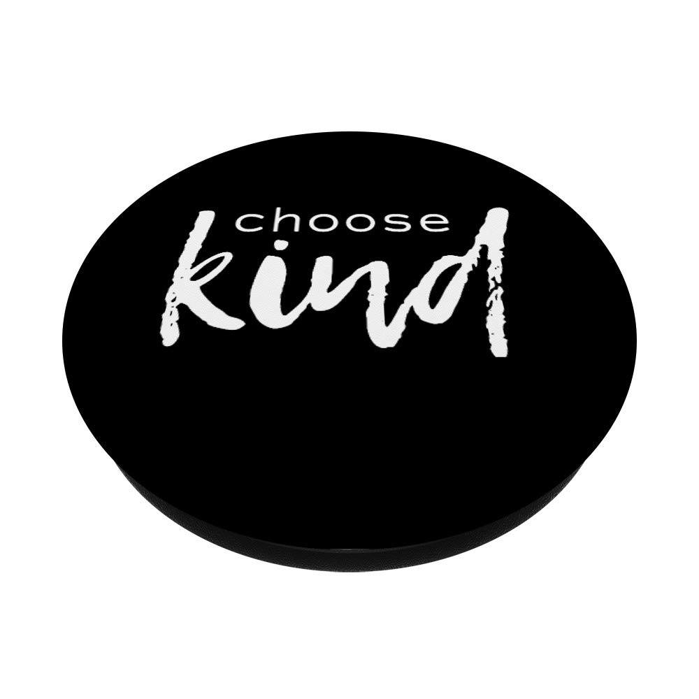 Choose Kind - Love and Positivity Design PopSockets PopGrip: Swappable Phone Grip for iPhone, Samsung & Tablets - Perfect for Everyday Use, Travel & Work