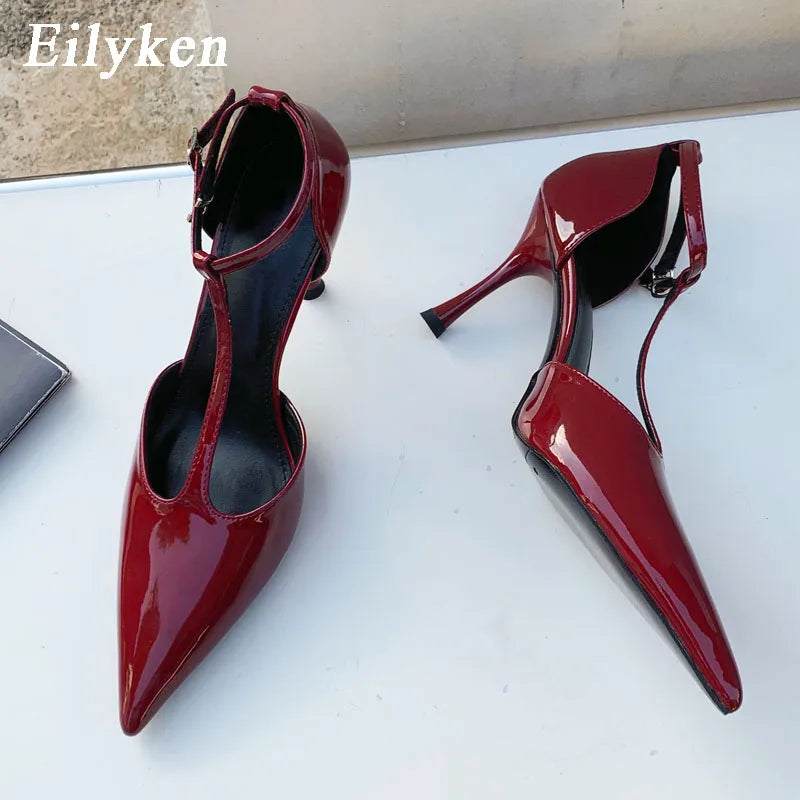 Eilyken Women's Fashion Pointed Toe Pumps - Elegant Hollow Out Sandals for Spring & Autumn | Comfortable Ladies Dress Shoes for Office, Party & Wedding Occasions