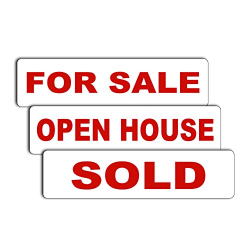 3 Pack: for Sale, Open House, Sold