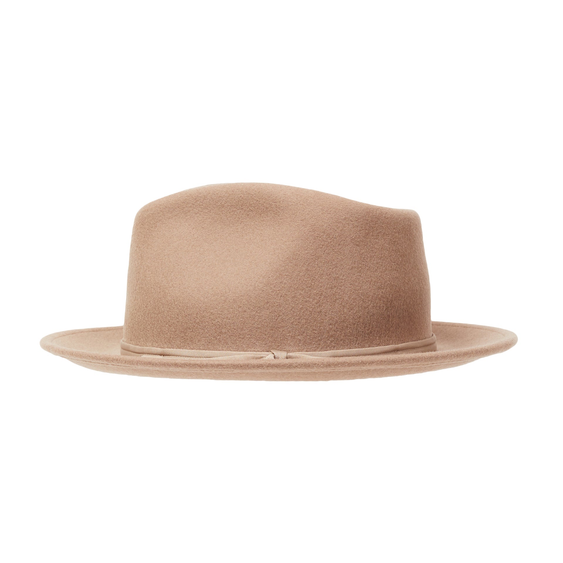 Premium CITY HATTERS Max Fedora Hat in Light Tan - Classic Wool Felt Fedora for Men & Women - Perfect for Outdoor Events, Weddings, and Vintage Fashion Styles
