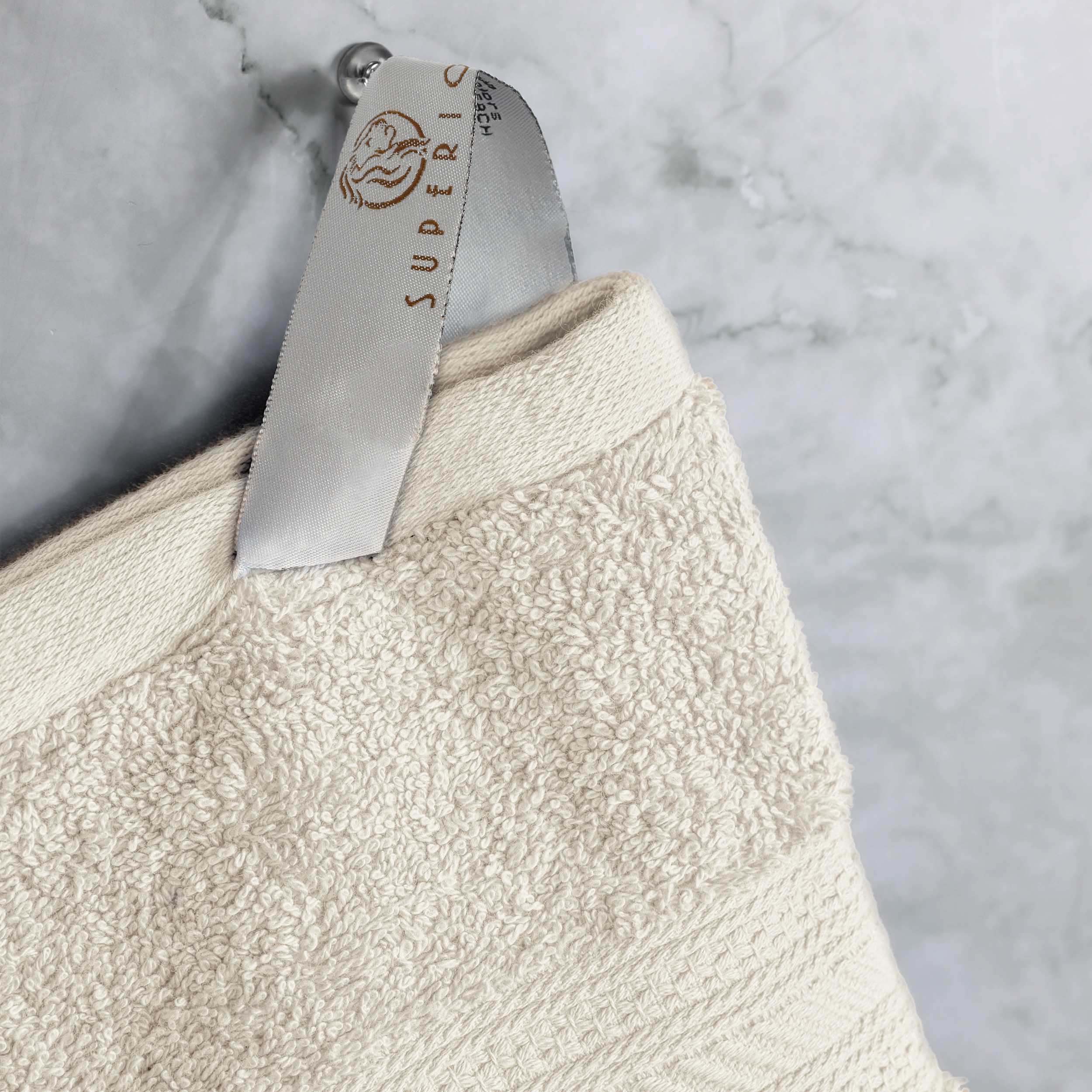Premium Atlas Cotton 4-Piece Bath Towel Set - Ultra Absorbent, Heavyweight & Soft - Perfect for Spa, Bathroom & Luxury Home Use