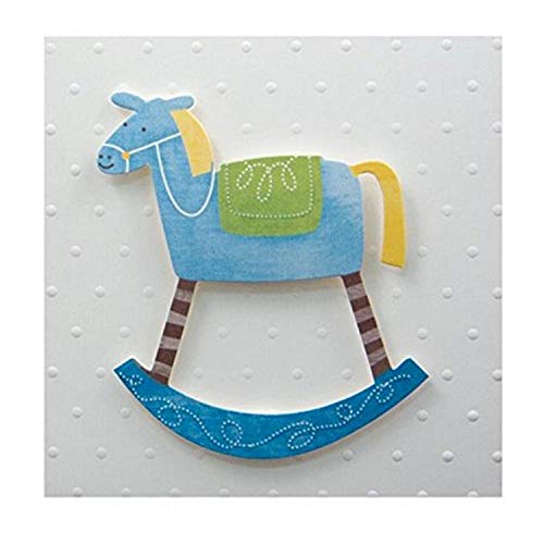 Blue Rocking Horse