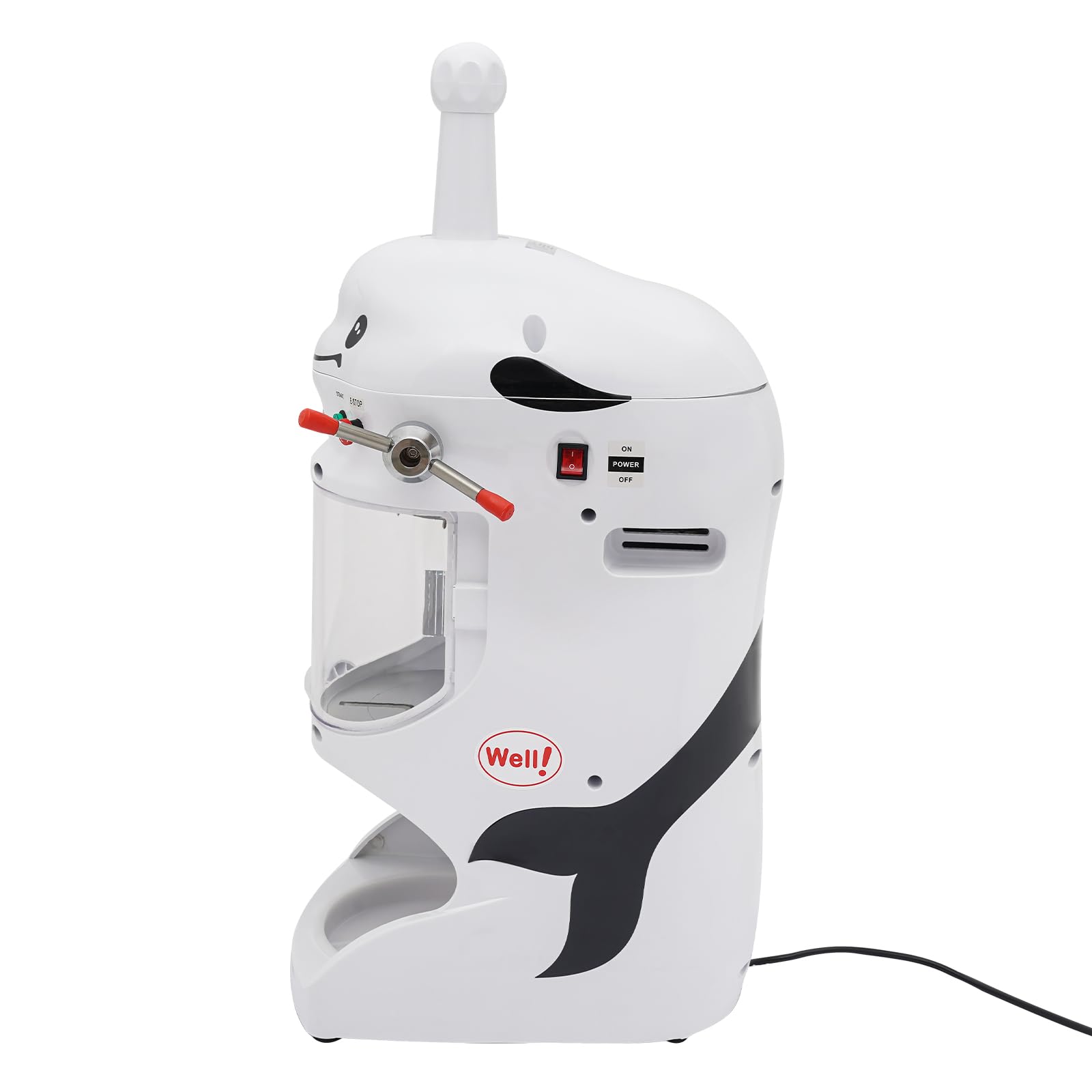 Commercial Electric Ice Shaver Machine - Automatic Snow Cone Maker & Ice Crusher for Shaved Ice - Perfect for Hotels, Bars, Coffee Shops, Restaurants & Home Use